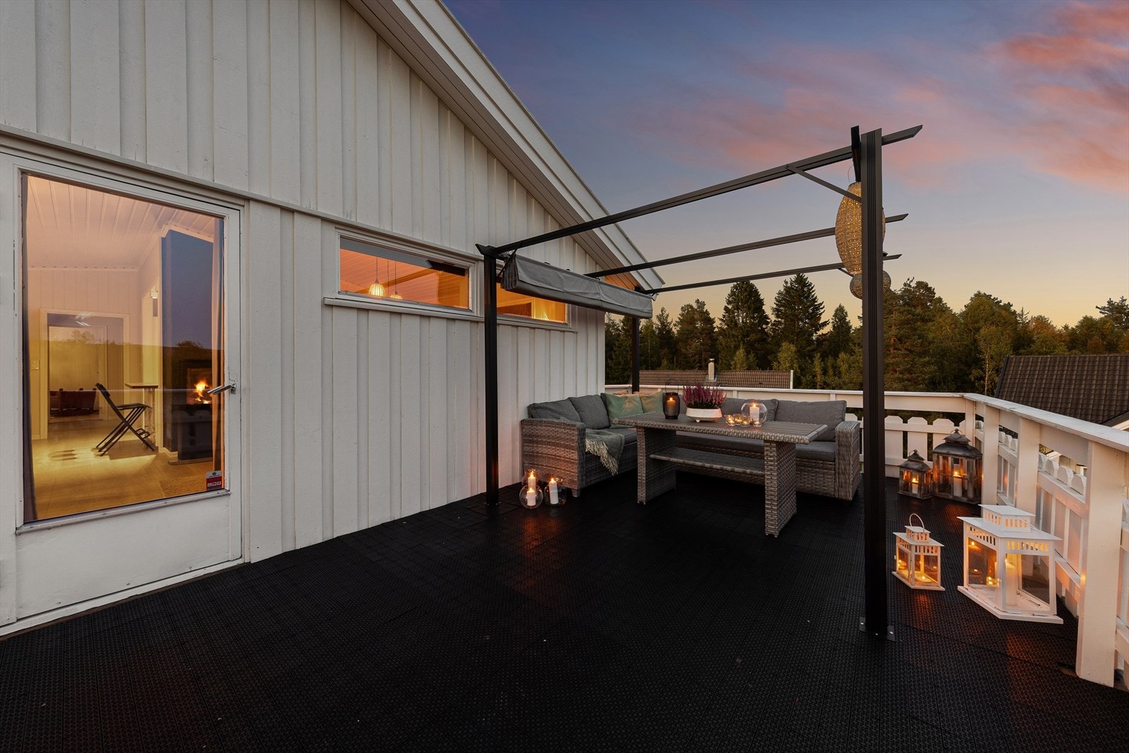 Her er hver detalj nøye planlagt for å skape et sted for både avslapning og sosiale sammenkomster - året rundt. Galleribilde