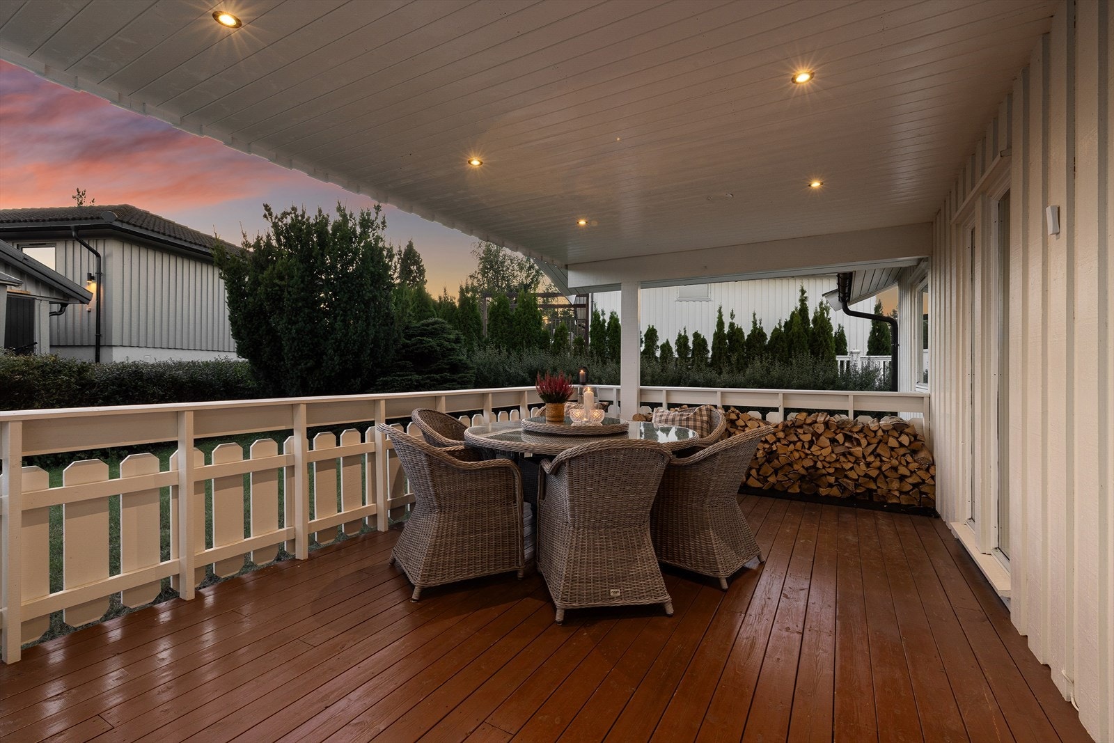 Uteplassen er et imponerende uterom der ingenting er overlatt til tilfeldighetene. Galleribilde