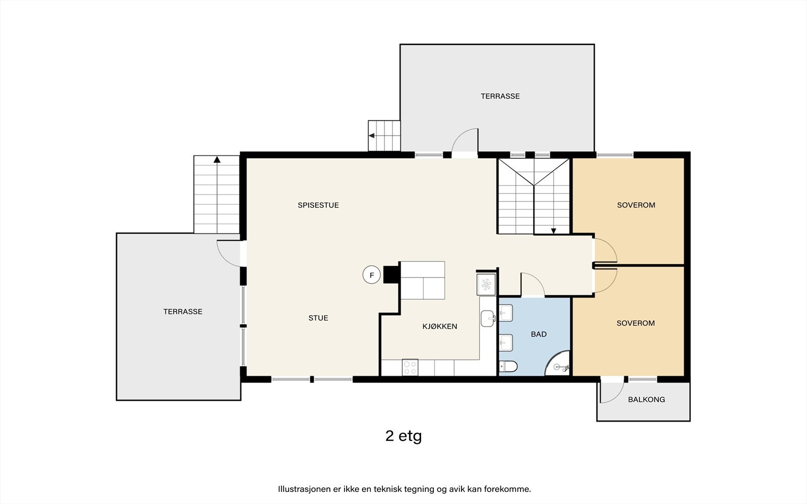 Plantegning 1.etasje Galleribilde