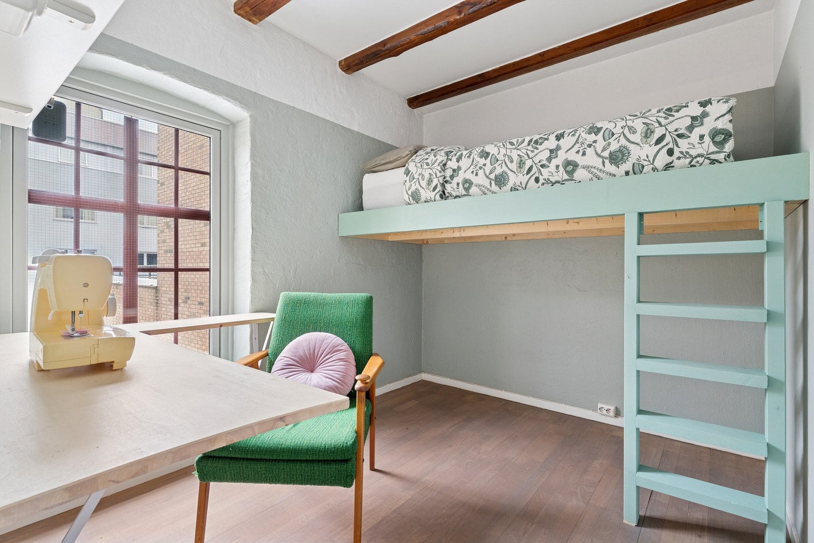 Det andre soverommet ble etablert i 2019 og var tidligere en del av stuen. Galleribilde