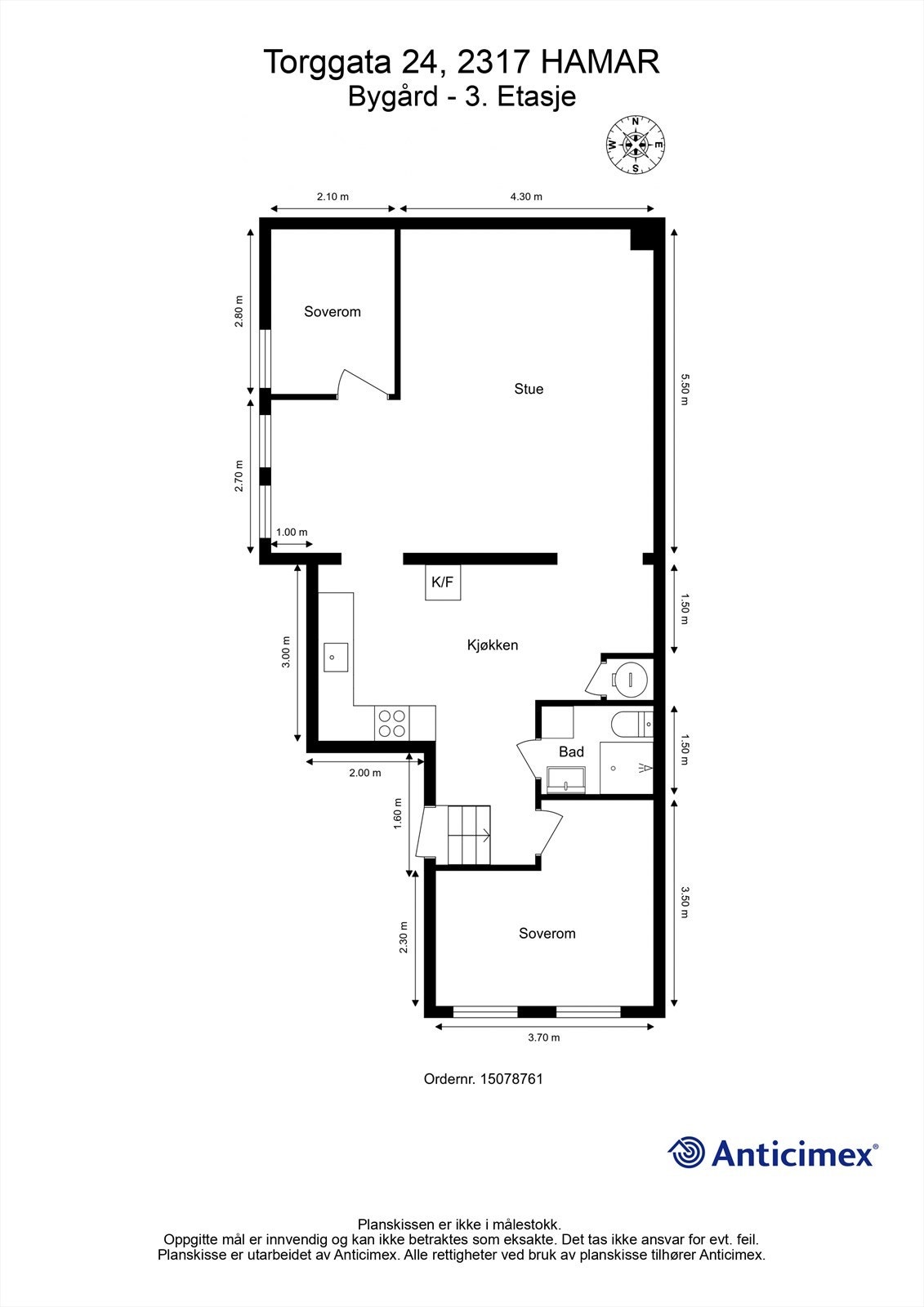 Plantegning Galleribilde