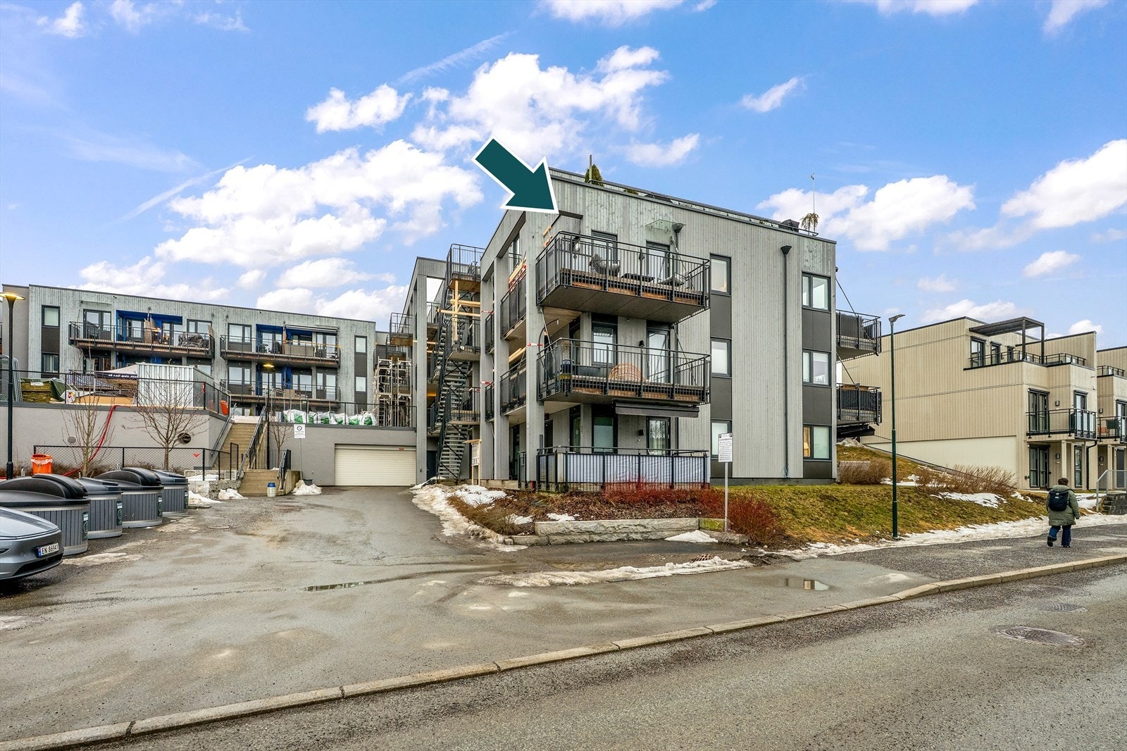 Boligbygget er fra 2018 og er en del av et boligsameie bestående av 57 enheter. Galleribilde