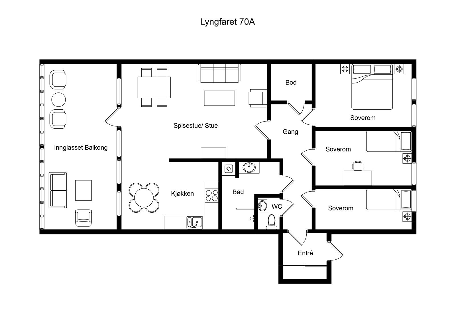 Planskisse Galleribilde
