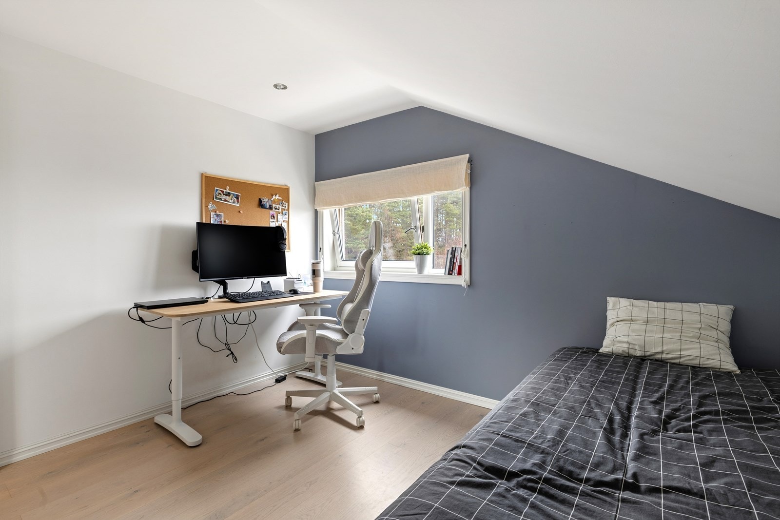 Romslig soverom. Galleribilde