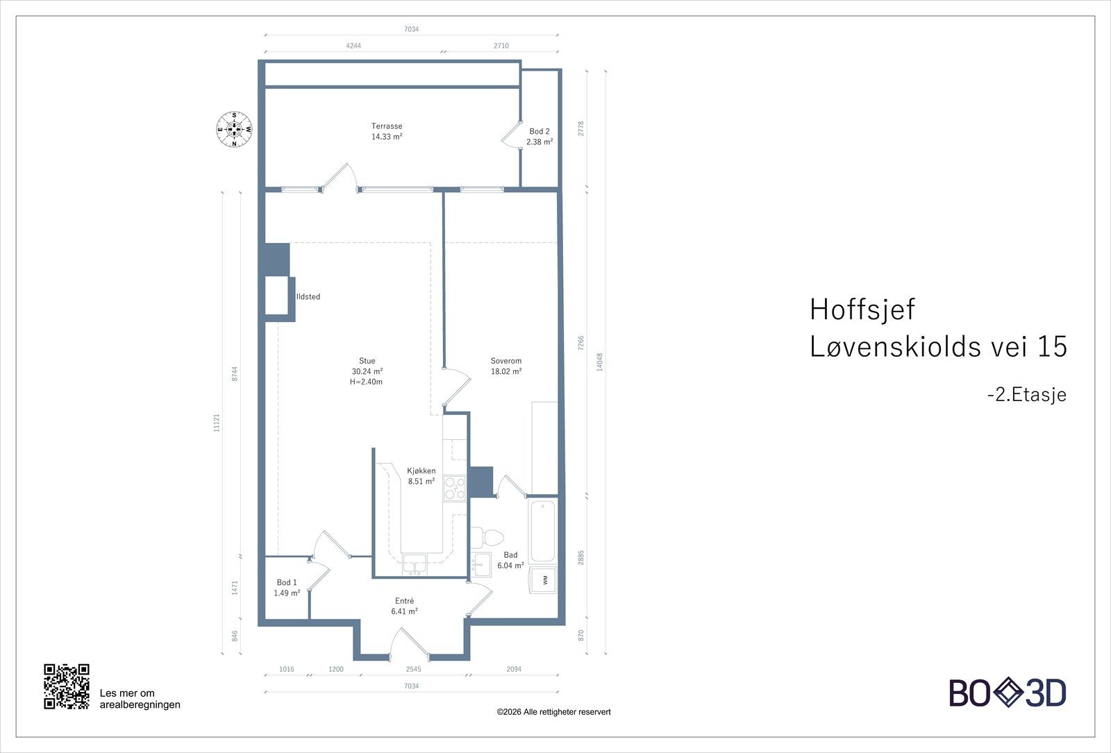 Plantegning. Galleribilde