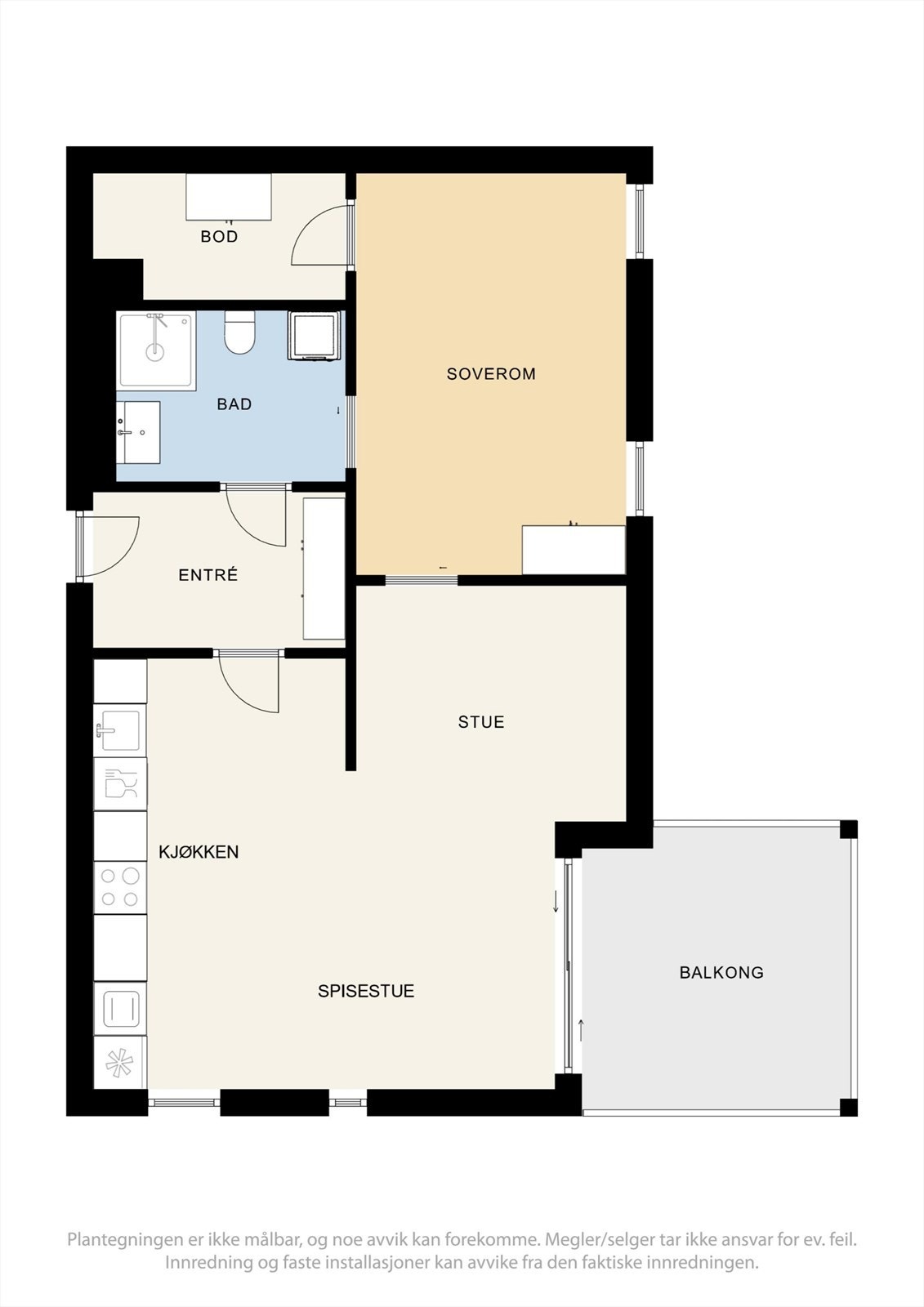 Plantegning Galleribilde