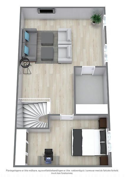 Plantegning av 2. etg. Galleribilde