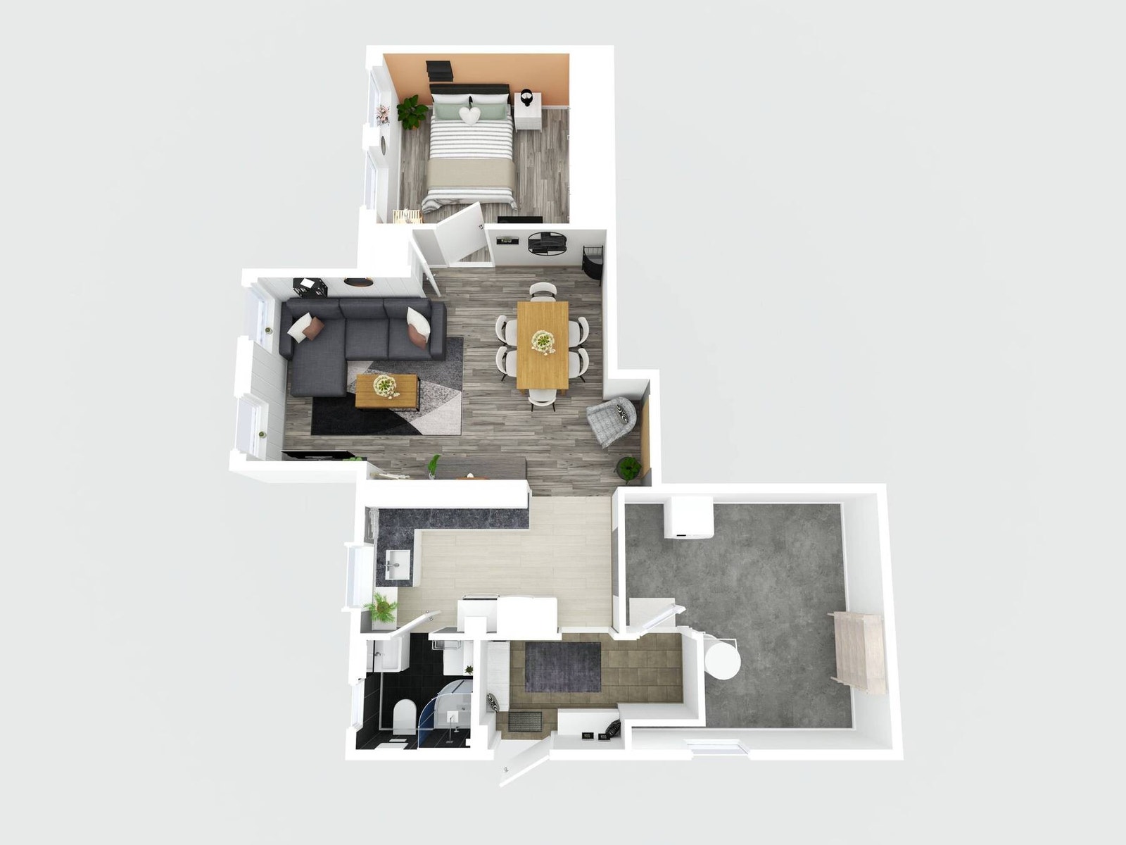 Plantegning - 3D Galleribilde