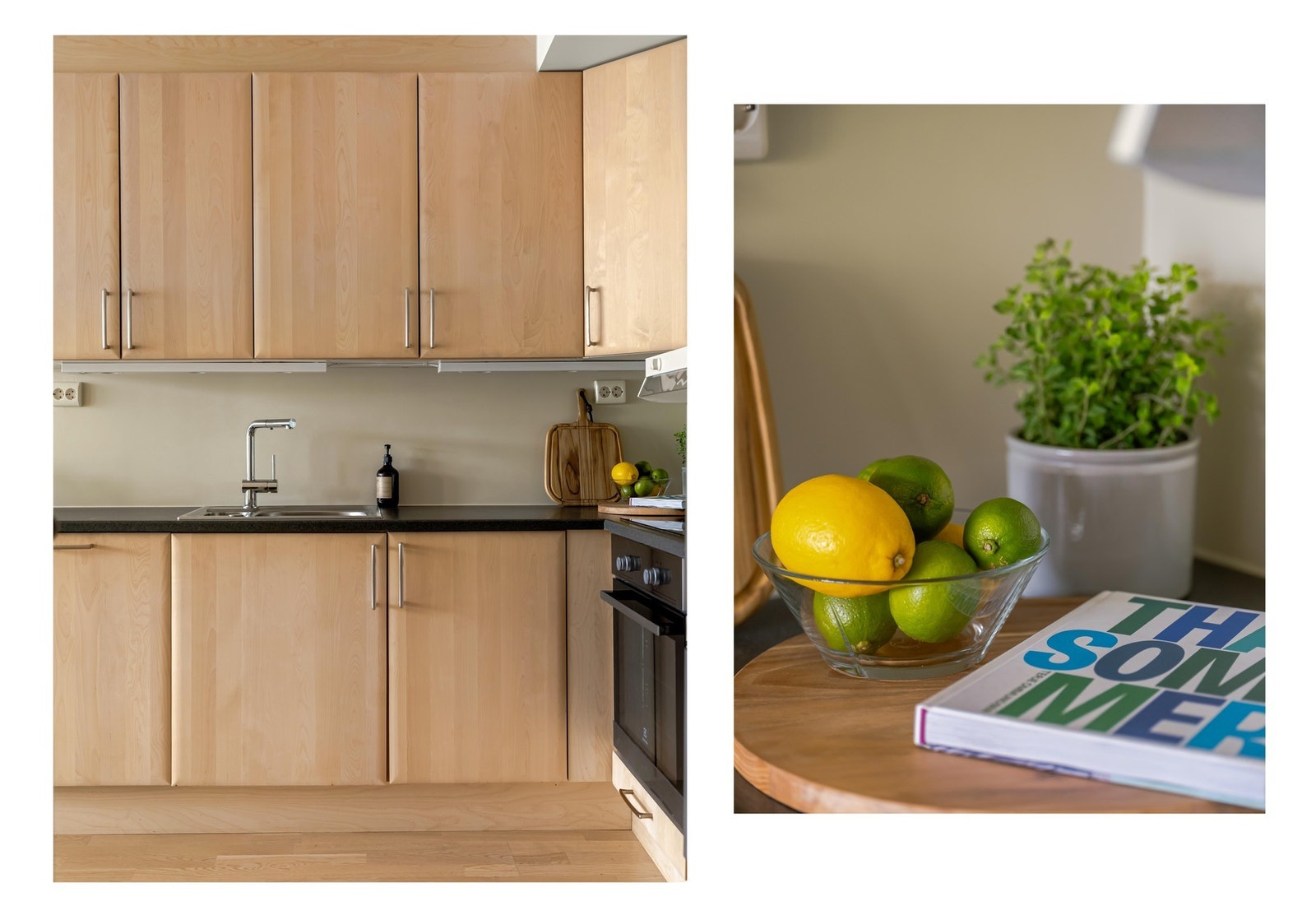 Her er det godt med benkeplass og lagring i over- og underskap. Galleribilde