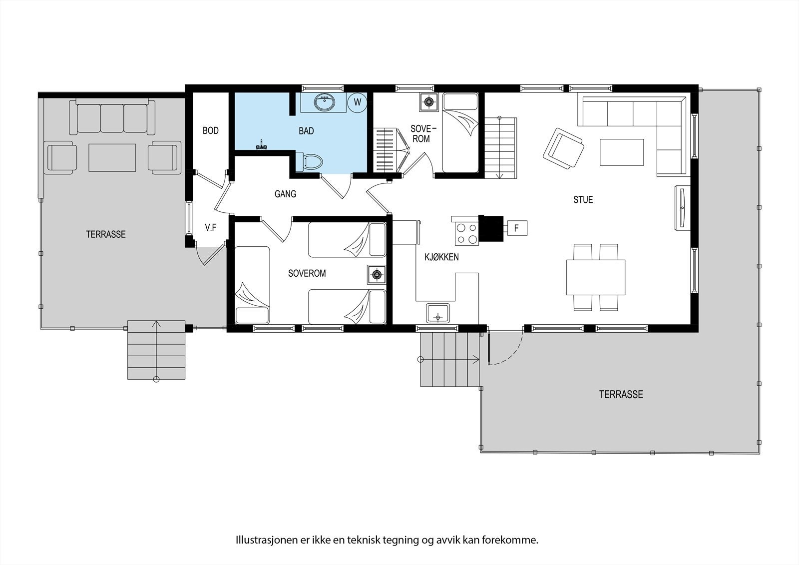 Plantegning Galleribilde