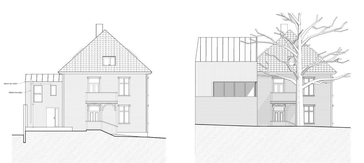 Illustrasjon - Ledaalsgata 11 & 13 Galleribilde
