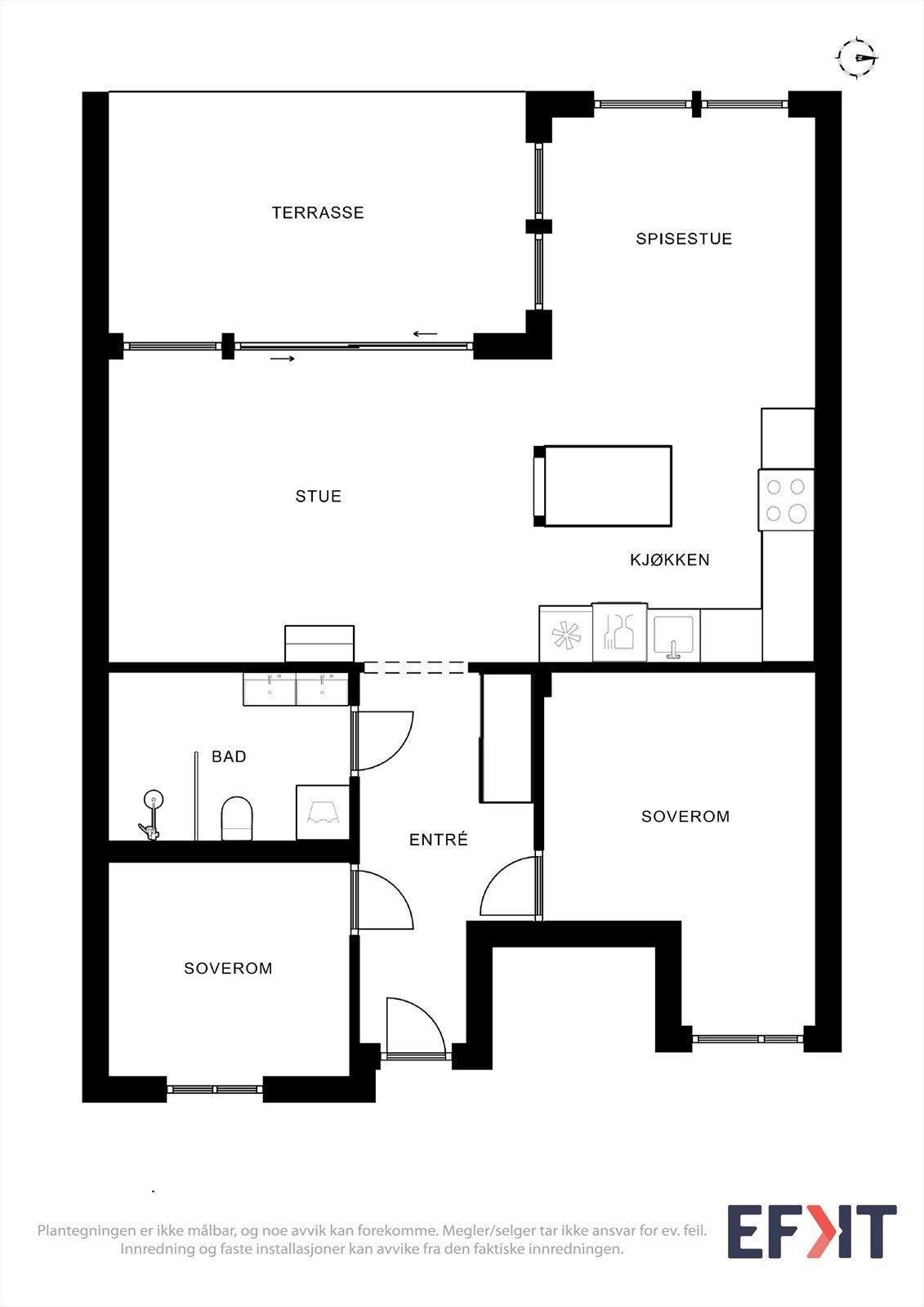 Plantegning 1. etasje. Galleribilde