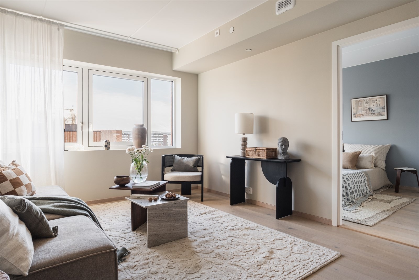 Her bor du i et attraktivt og fremtidsrettet boligområde med kort vei til Nansenparken, sjøen, Fornebu S og fremtidig T-banestasjon. Galleribilde