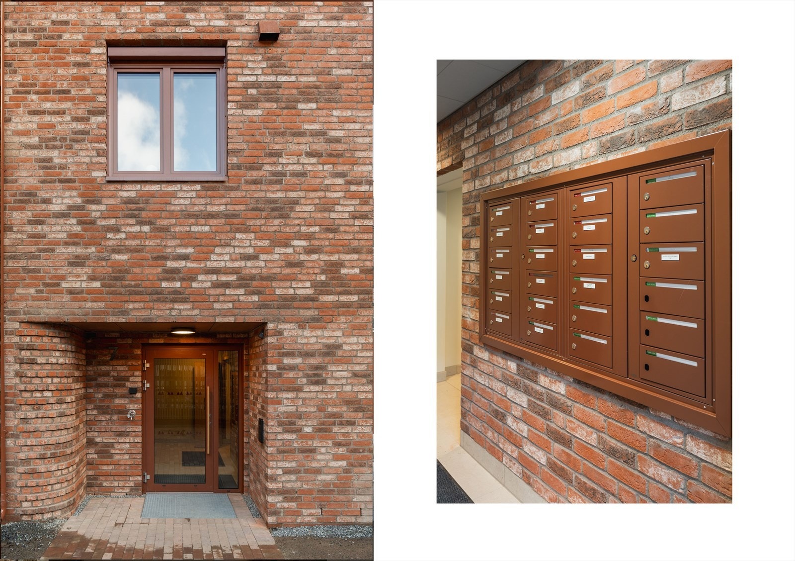 Inngangsparti - ryddig og pent nybygg som ønsker sin nye eier velkommen! Galleribilde