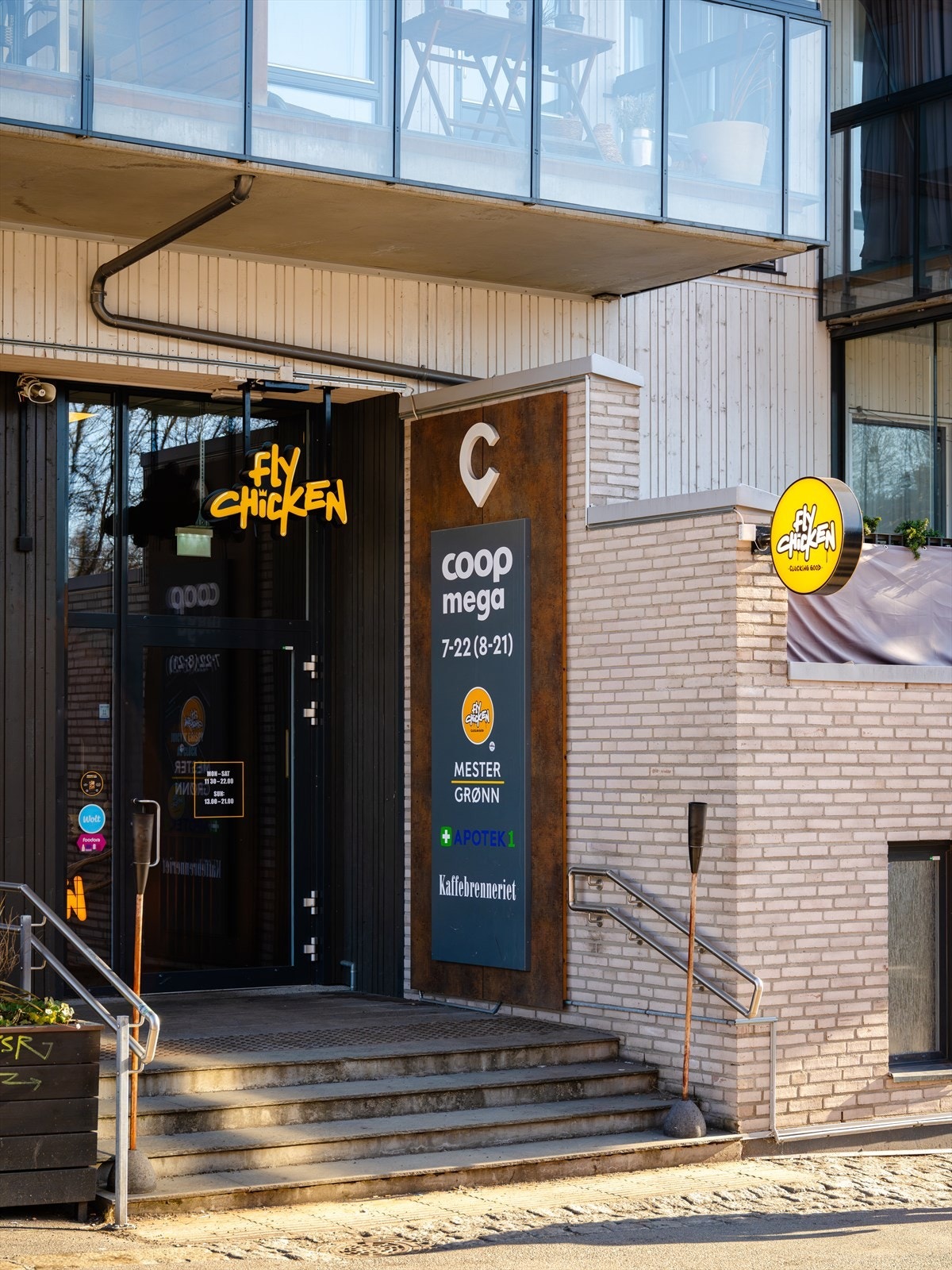 Fly Chicken ved Carl Berner Torg. Galleribilde