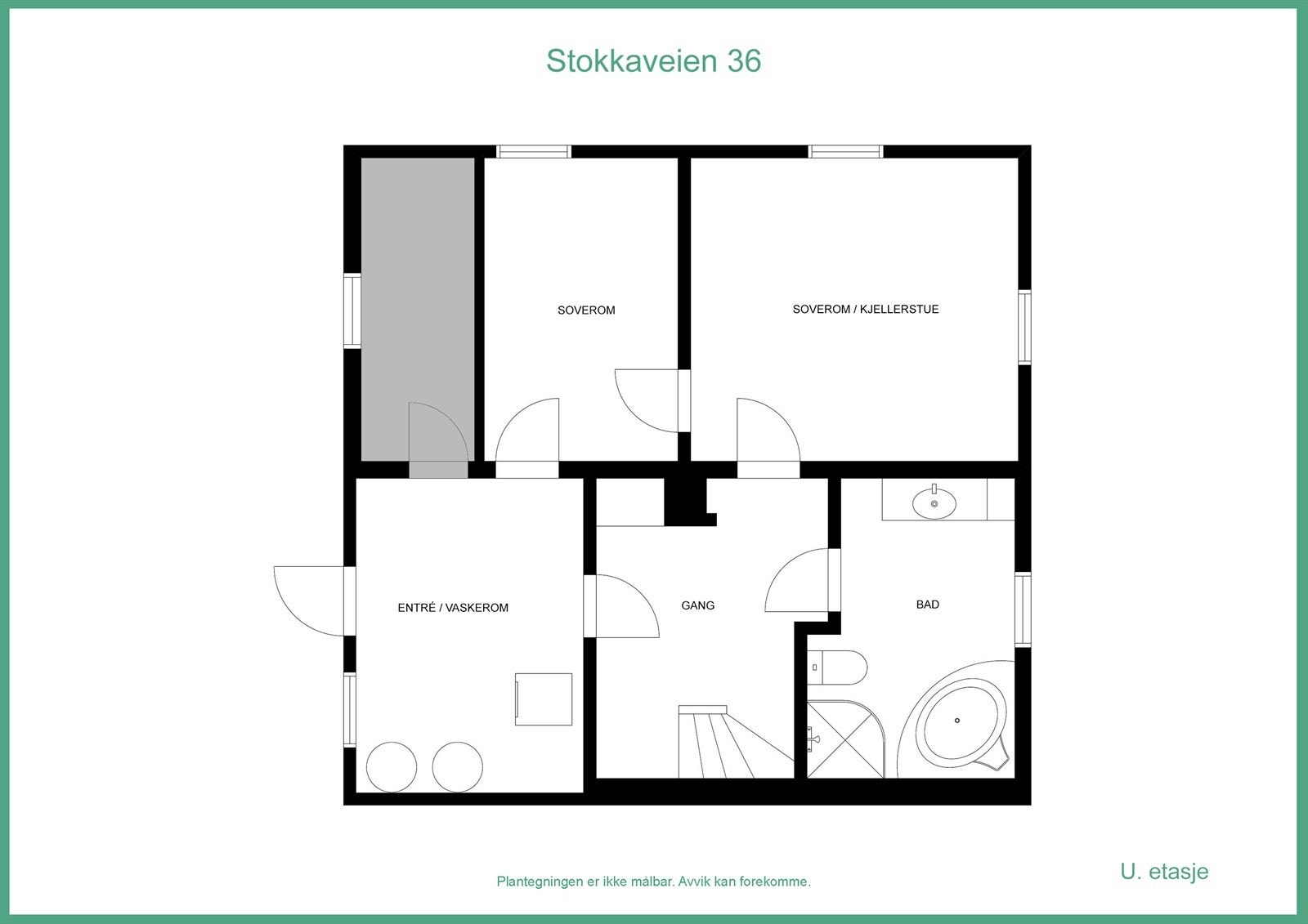 Plantegning Galleribilde