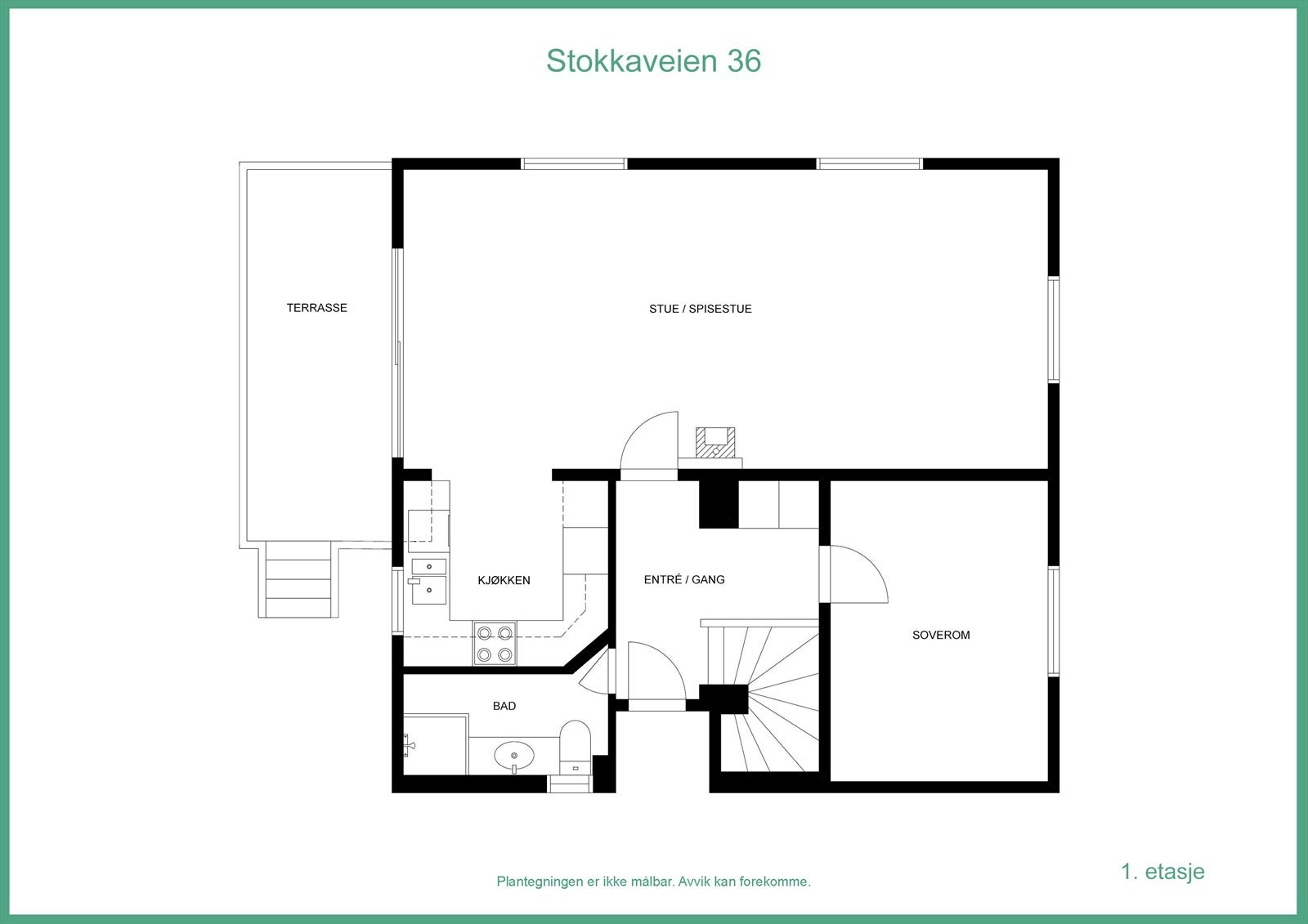 Plantegning Galleribilde