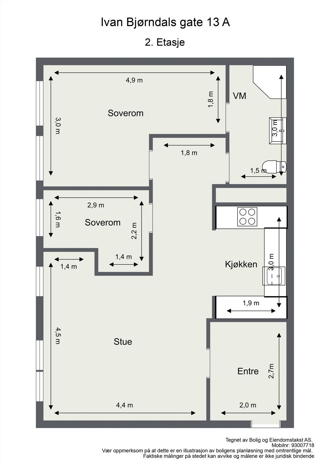 Plantegning Galleribilde