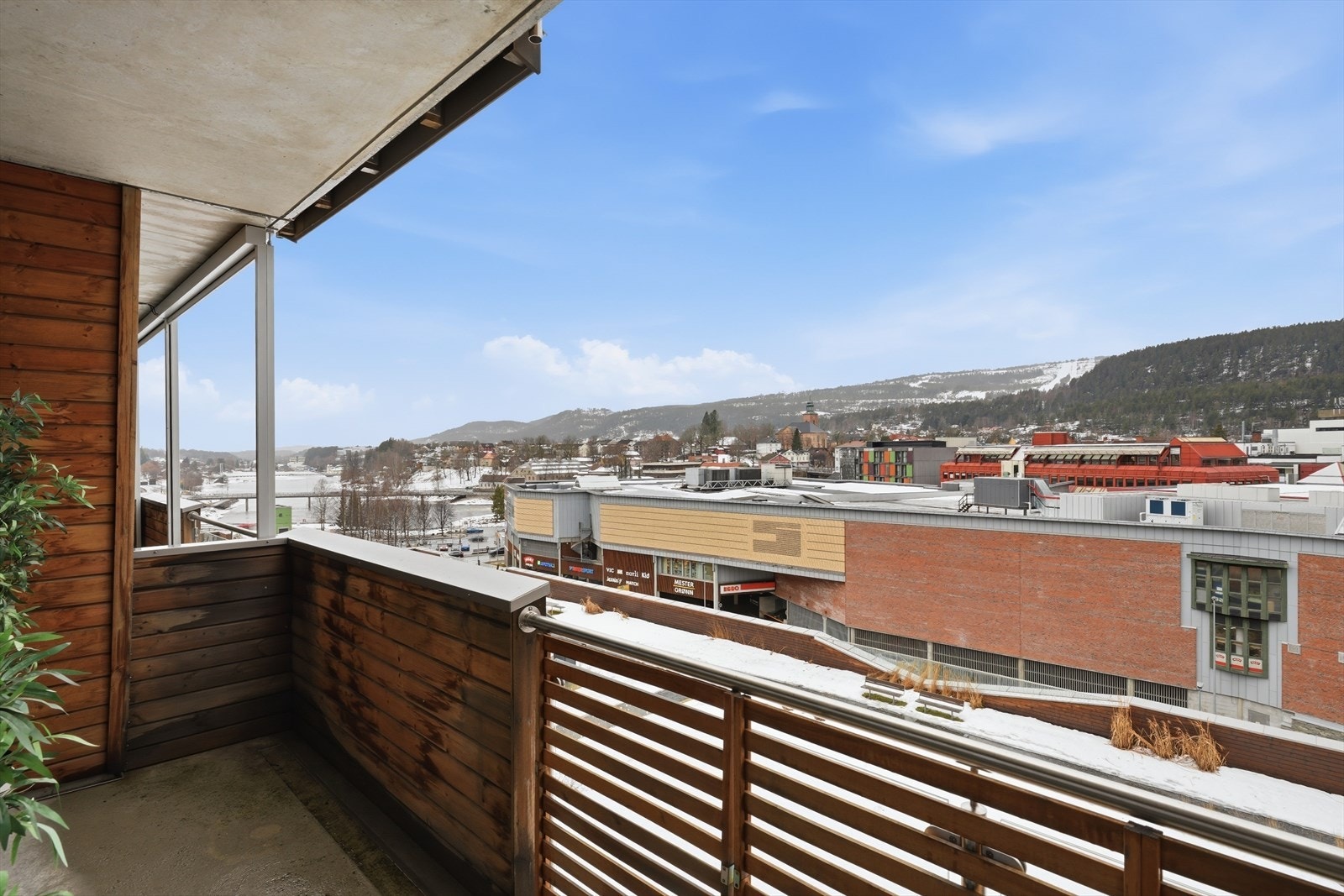 Her er det fin utsikt ut over Kongsberg. Galleribilde