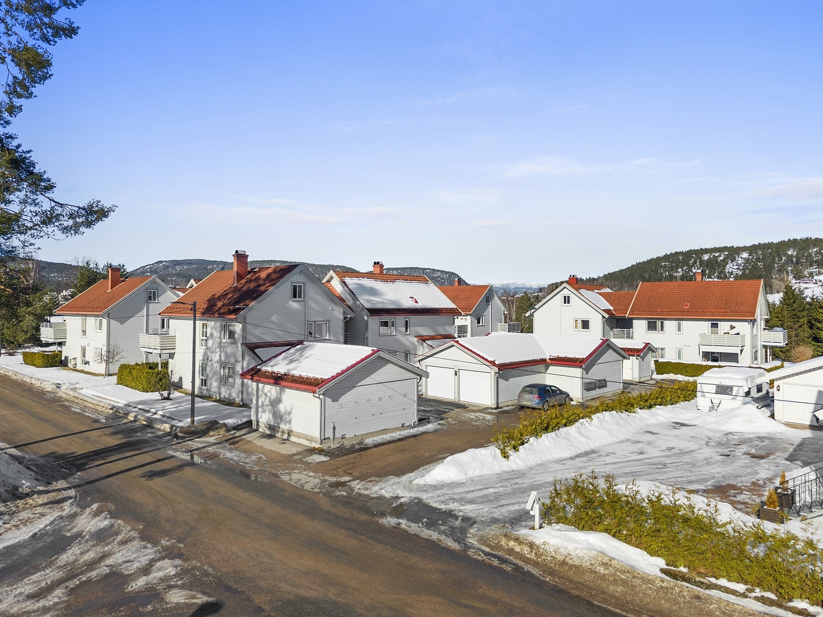 Leiligheten kommer med egen garasjeplass. Foto: A7 Media Galleribilde