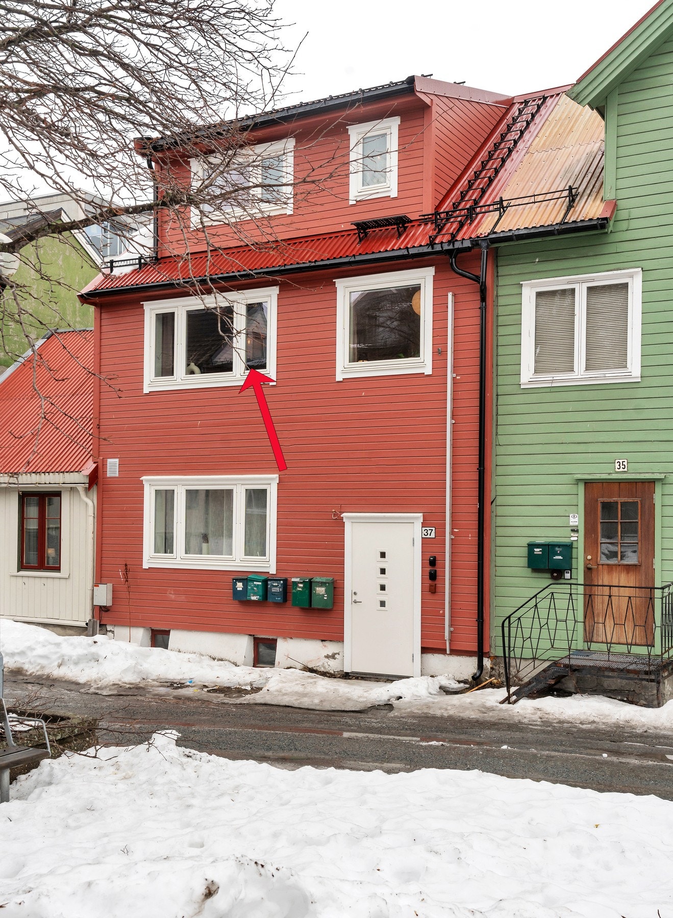 Fasadebilde. Galleribilde