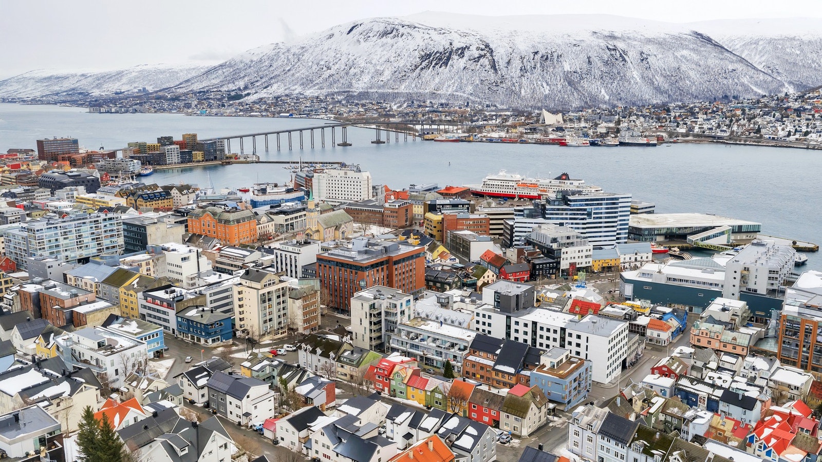 Dronefoto. Galleribilde