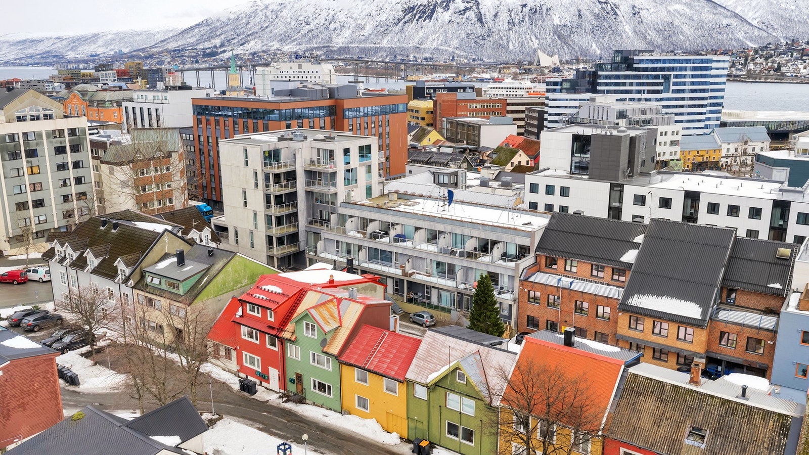 Dronefoto. Galleribilde