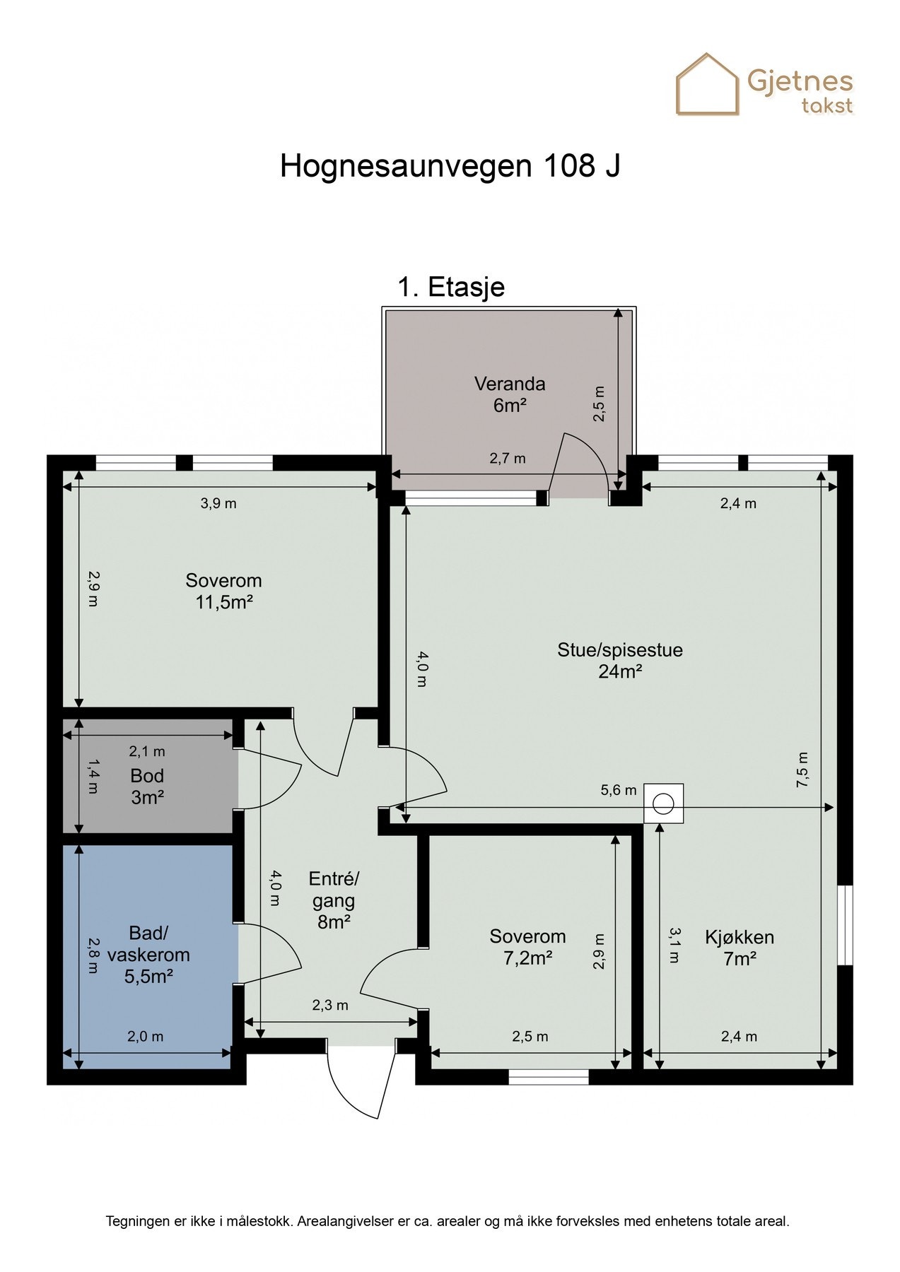 Plantegning Galleribilde