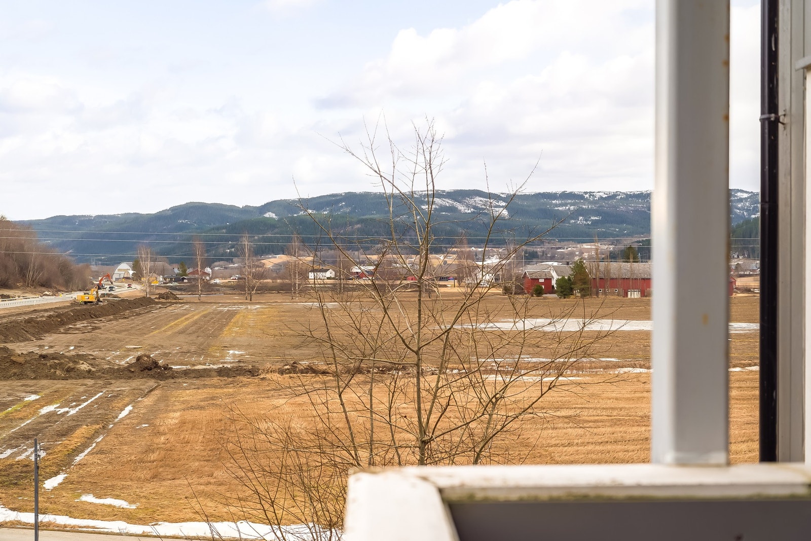 Fin, uhindret utsikt nordover Galleribilde