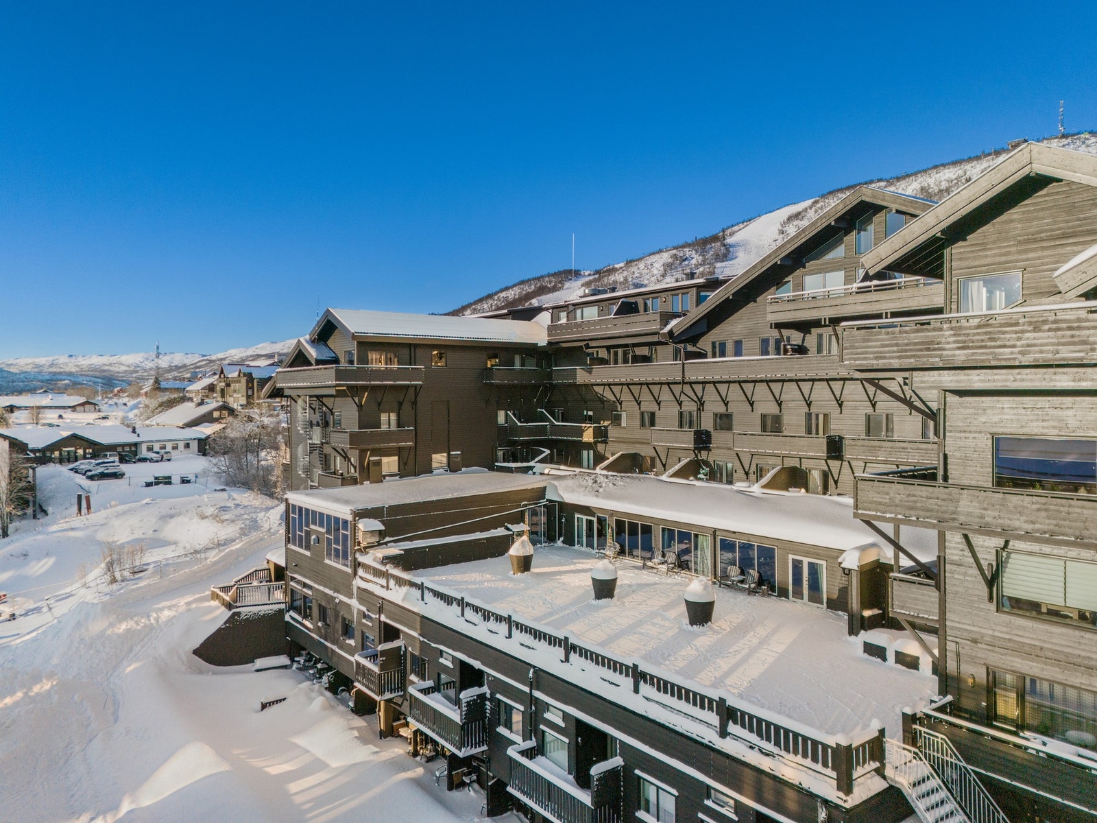 Stor felles terrasse Galleribilde