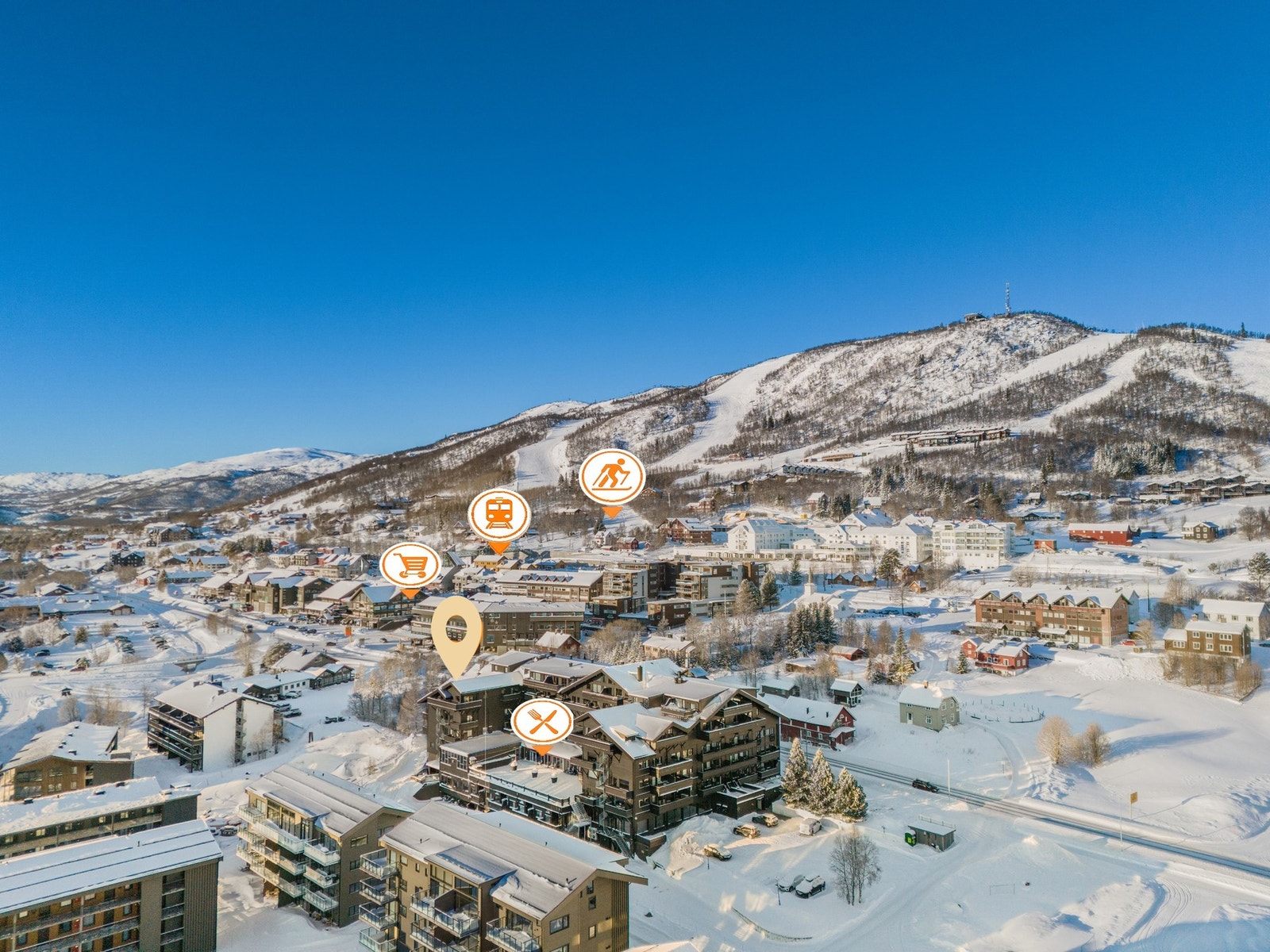 Beliggende svært sentralt - med alt du trenger innen gangavstand Galleribilde