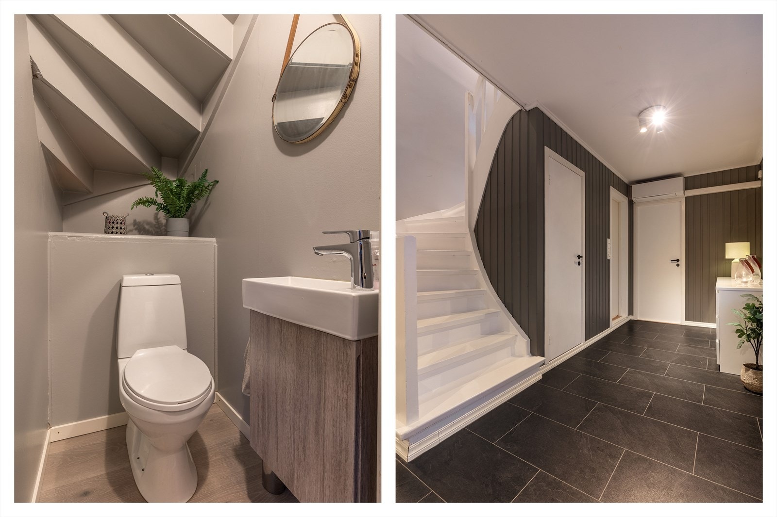 Eget gjestetoalett i rom under trappen Galleribilde