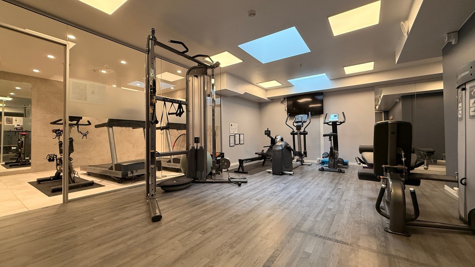 Treningsrommet i sameiet. Galleribilde