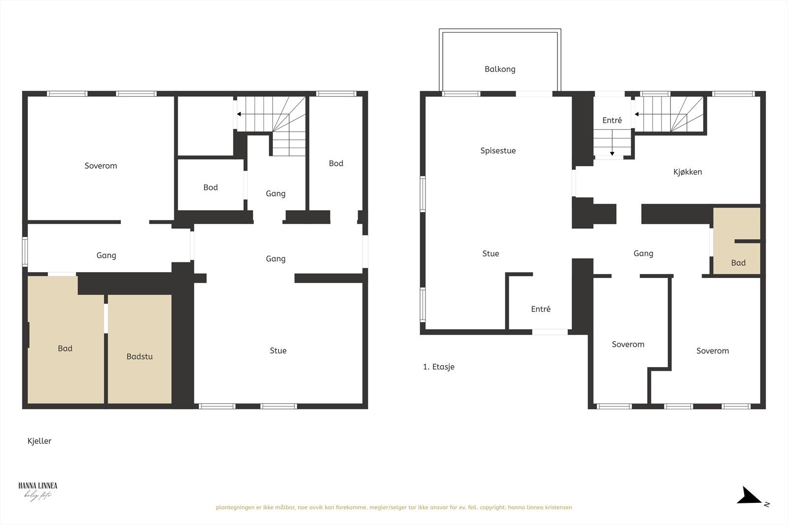 Plantegning Galleribilde