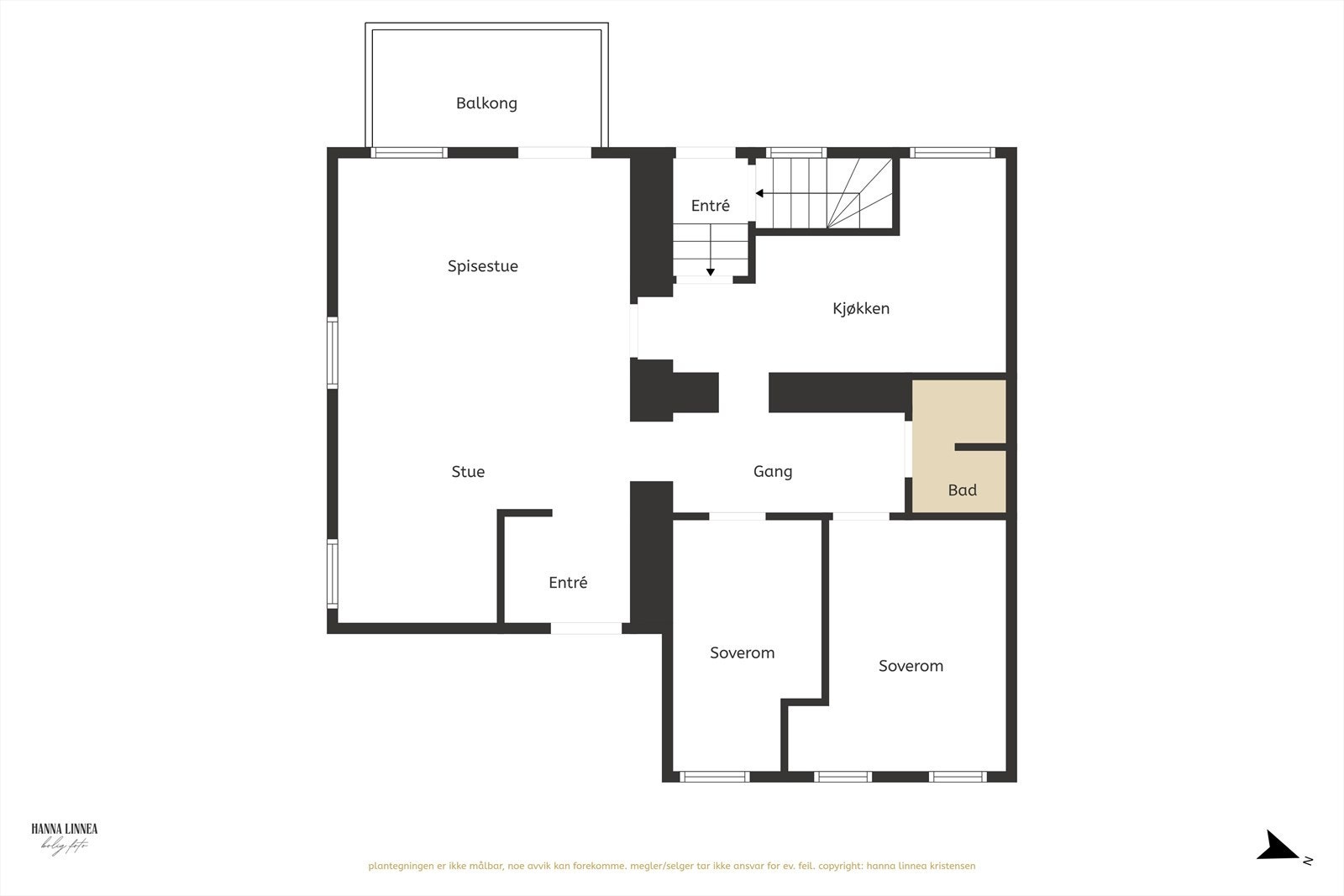 Plantegning - 1. etasje Galleribilde