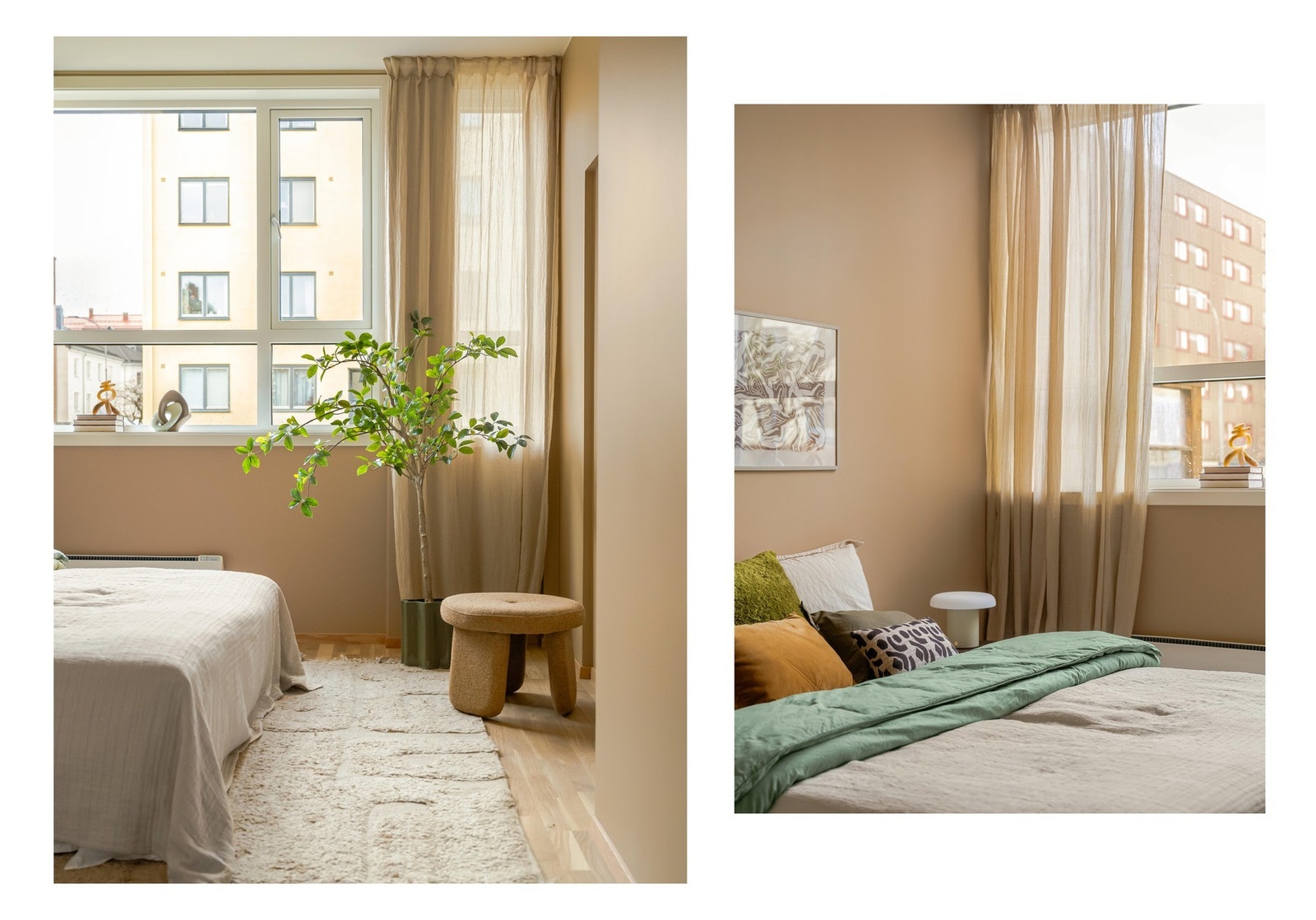 De store vindusflatene slipper inn godt med naturlig dagslys. Galleribilde