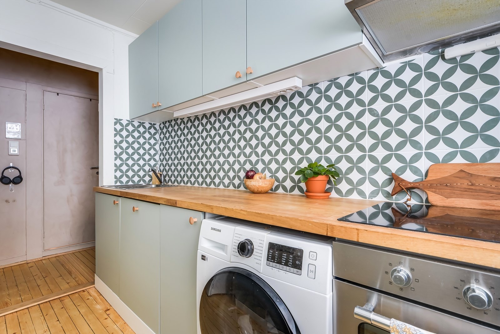 Kombimaskin medfølger leiligheten. Galleribilde