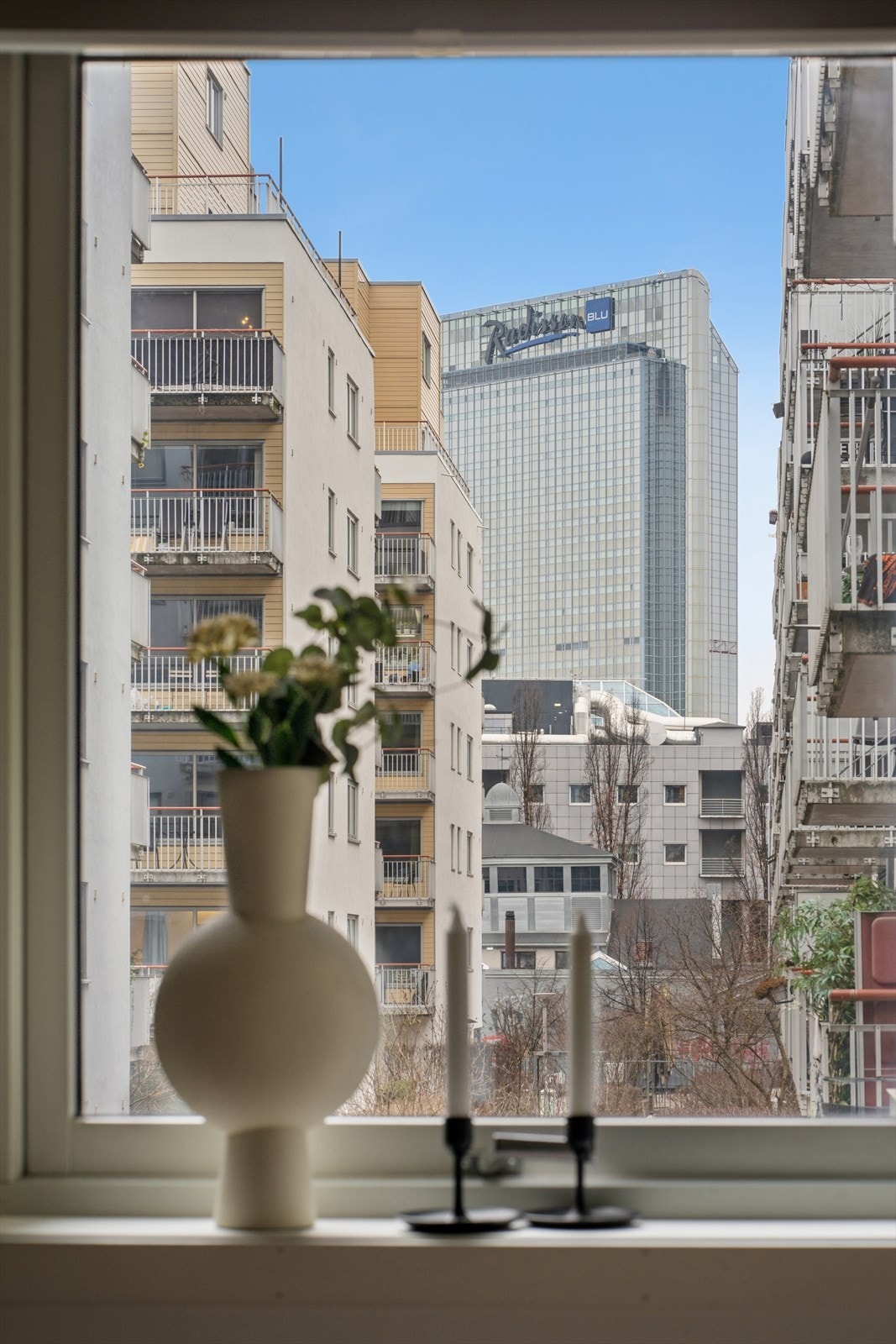 Utsyn fra soverommet. Galleribilde