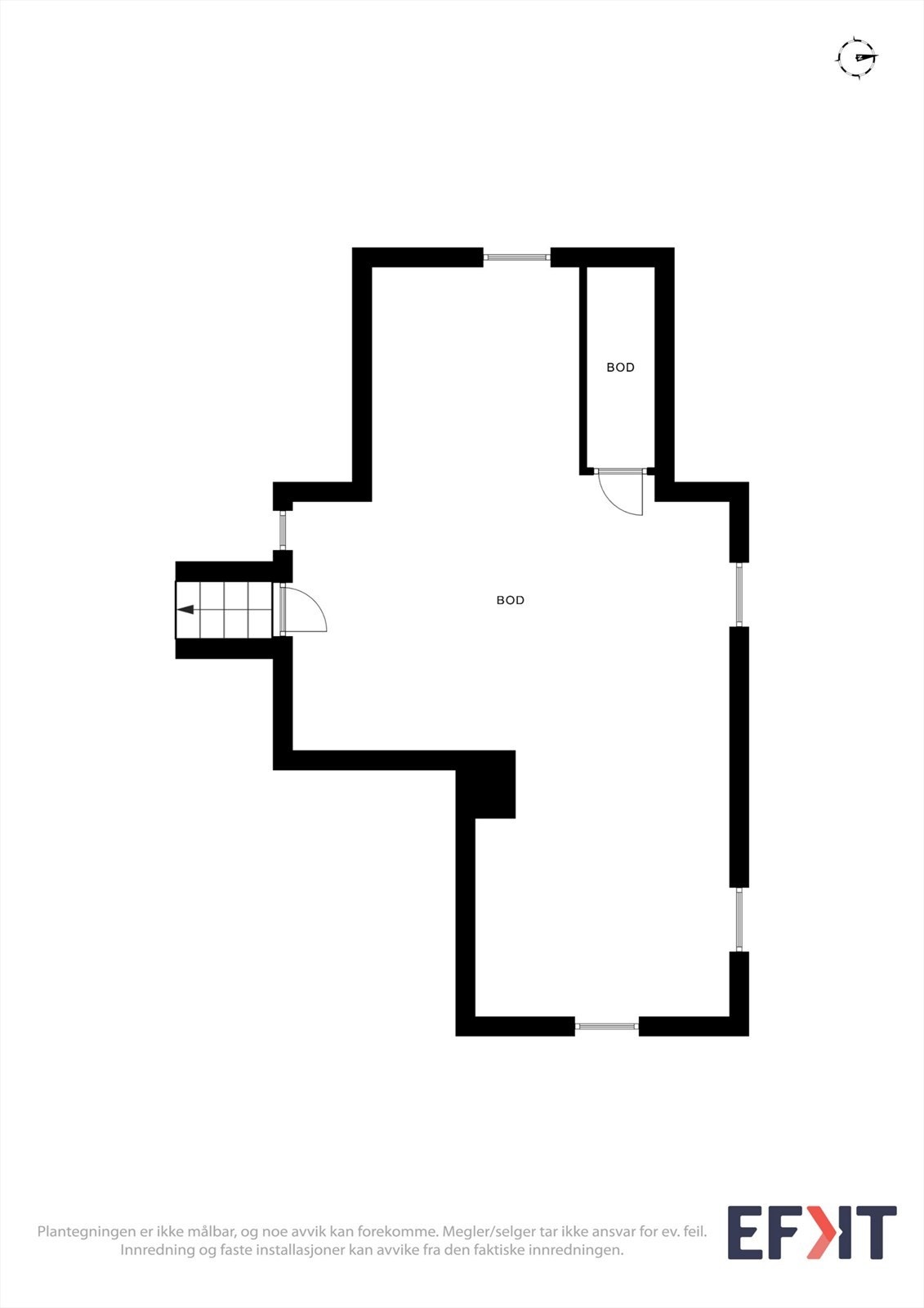 Plantegning kjeller Galleribilde