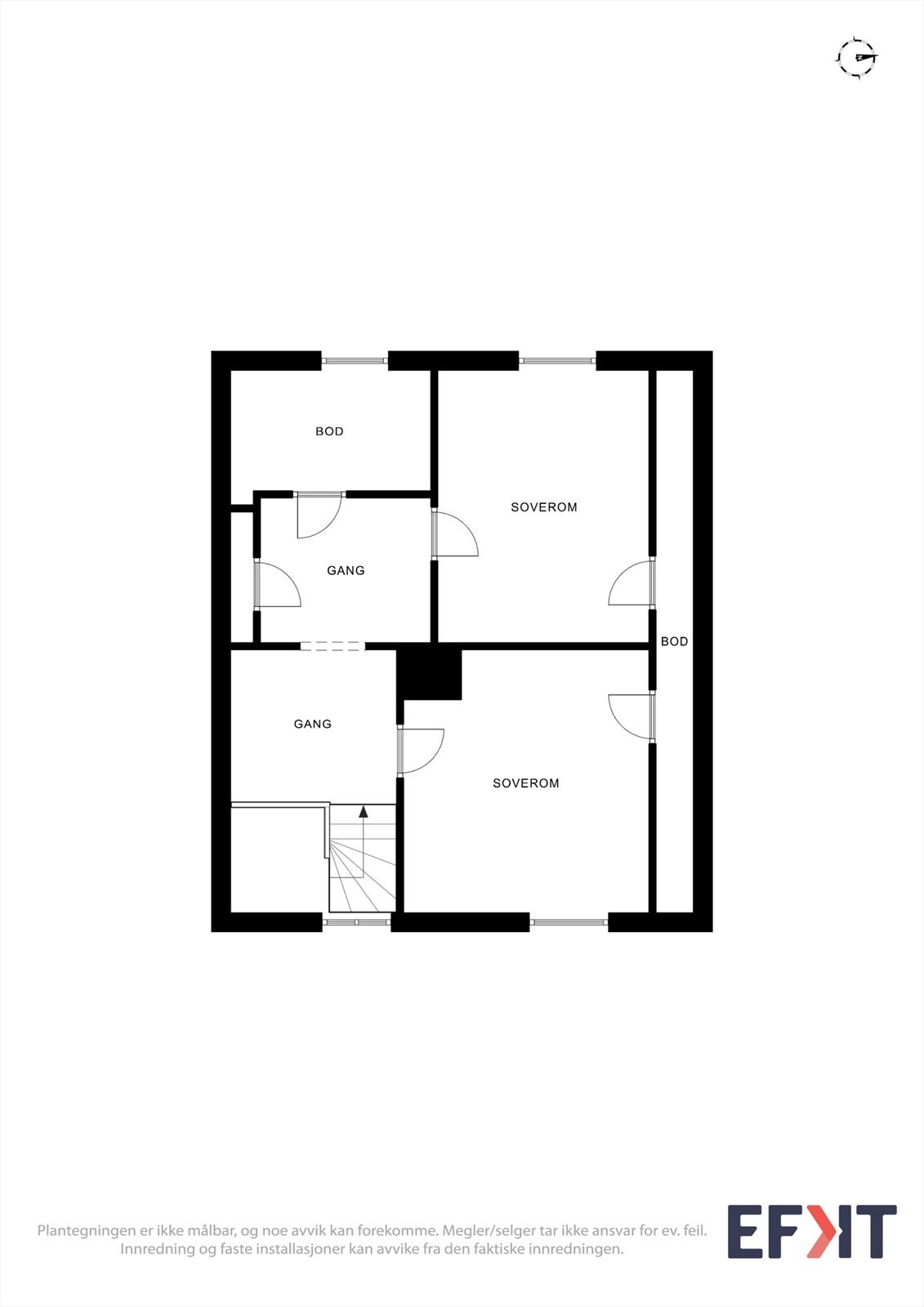 Plantegning 2.etasje Galleribilde