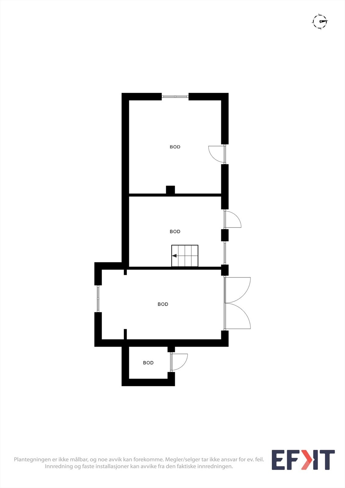 Plantegning uthus Galleribilde