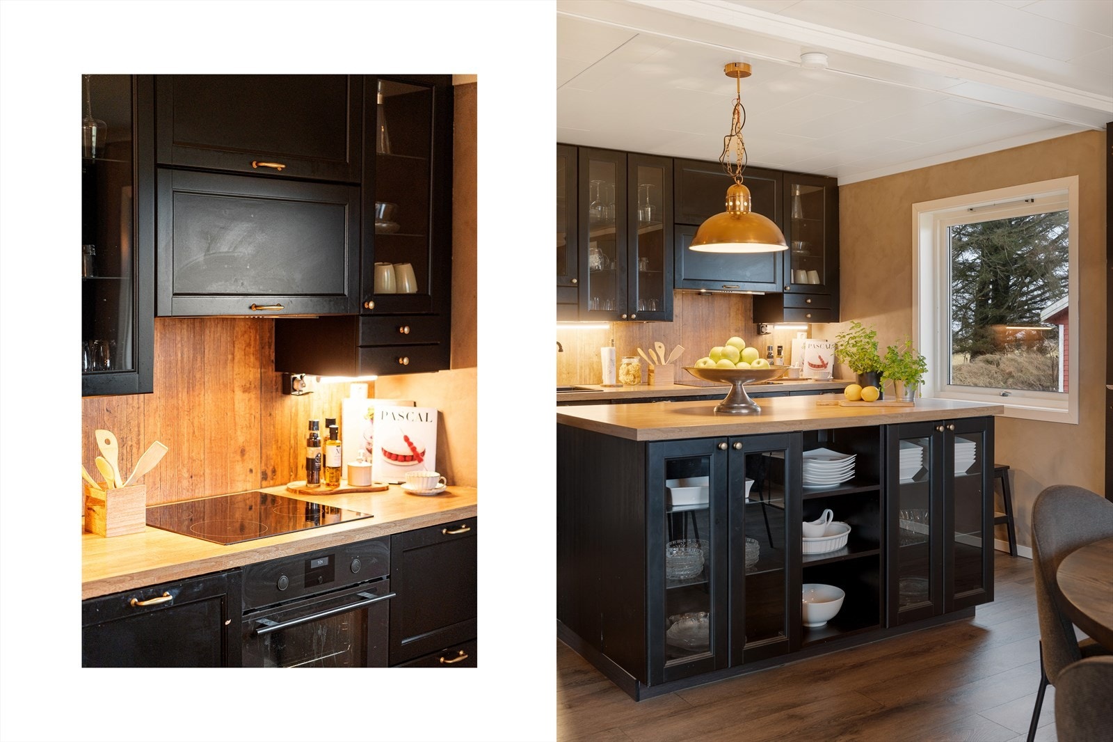 Praktisk kjøkkenøy gir ekstra benkeplass samt mer oppbevaring Galleribilde