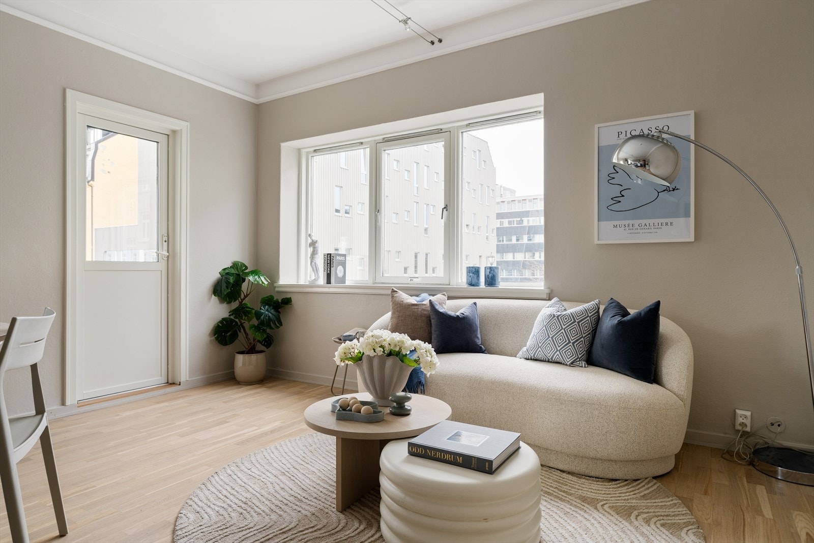 Som hjørneleilighet får man et herlig lysinnslipp. Galleribilde