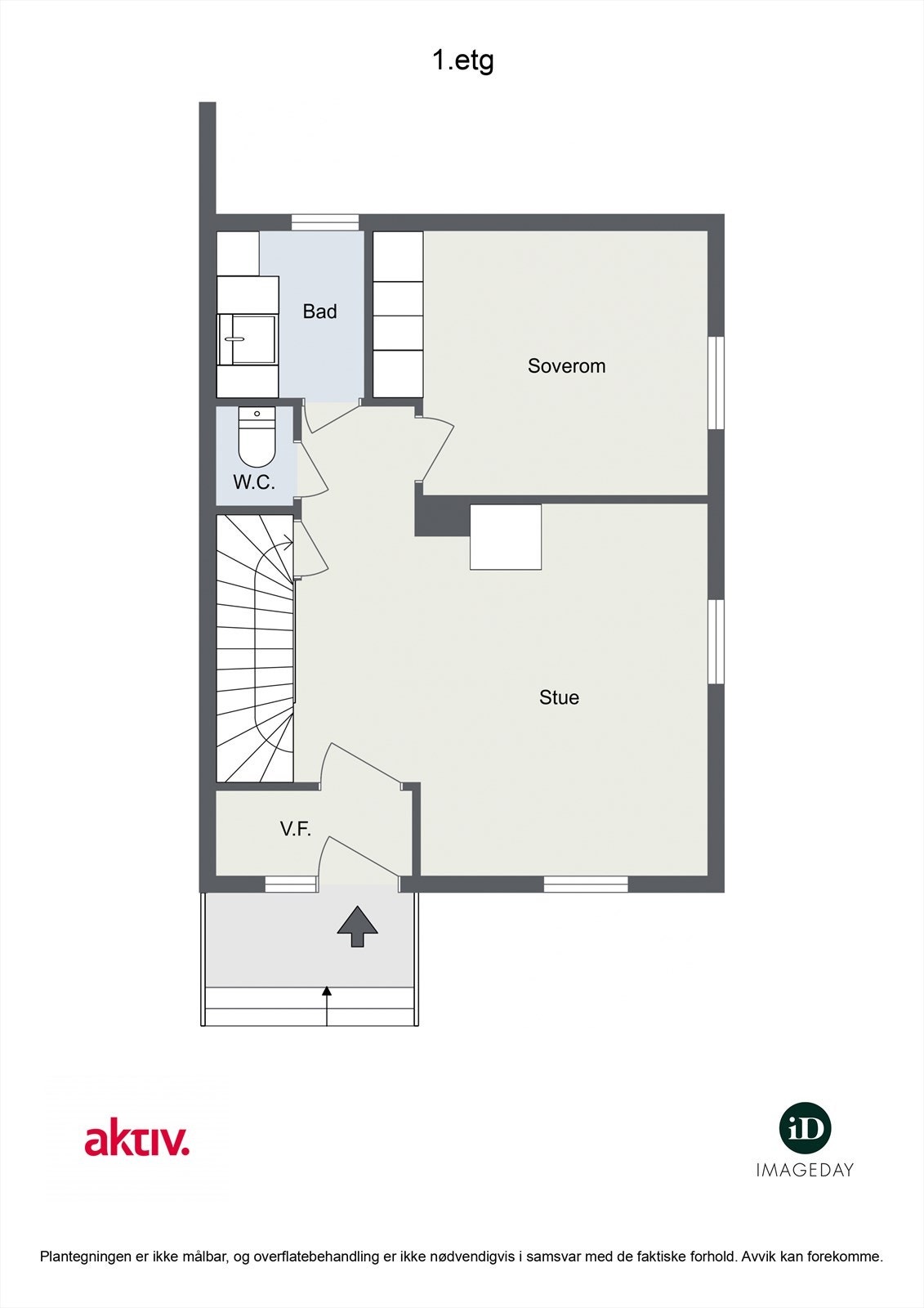 Plantegning 1.etasje Galleribilde