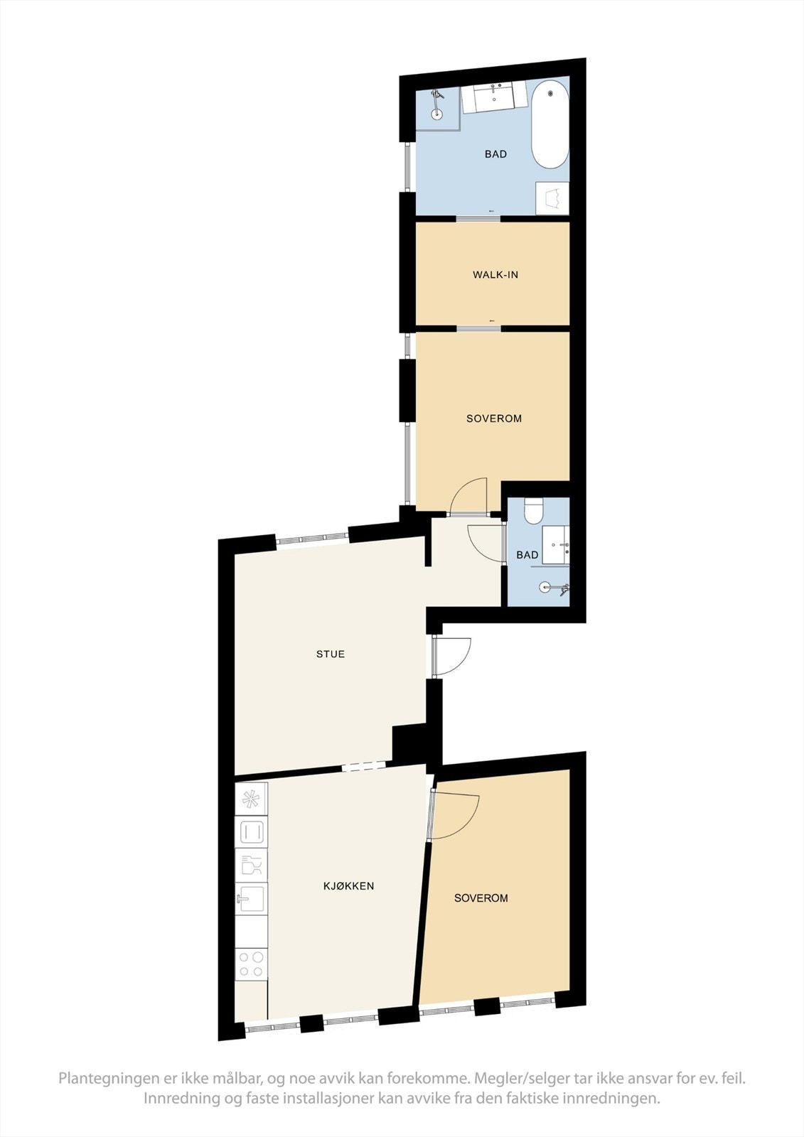 Alternativ planløsning #2 Galleribilde