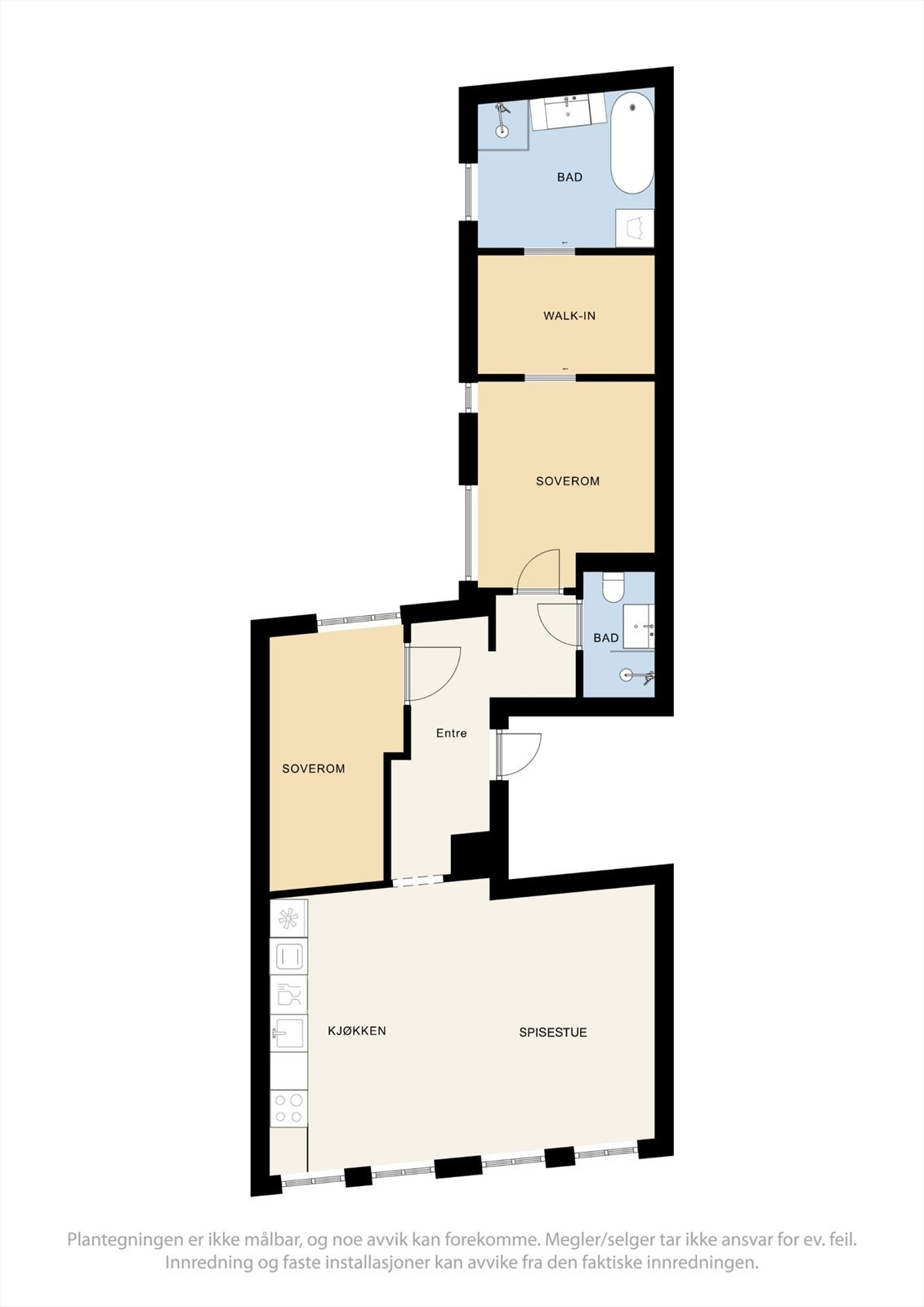 Alternativ planløsning #1 (Tidligere planløsning) Galleribilde