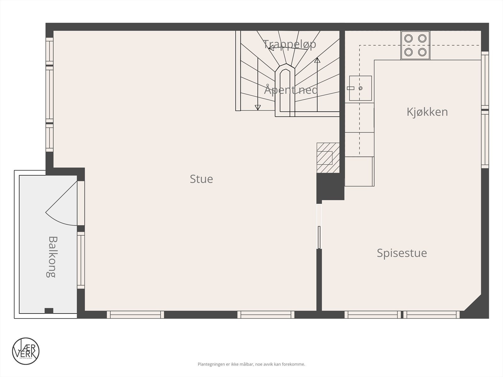Plantegning 2. etasje Galleribilde