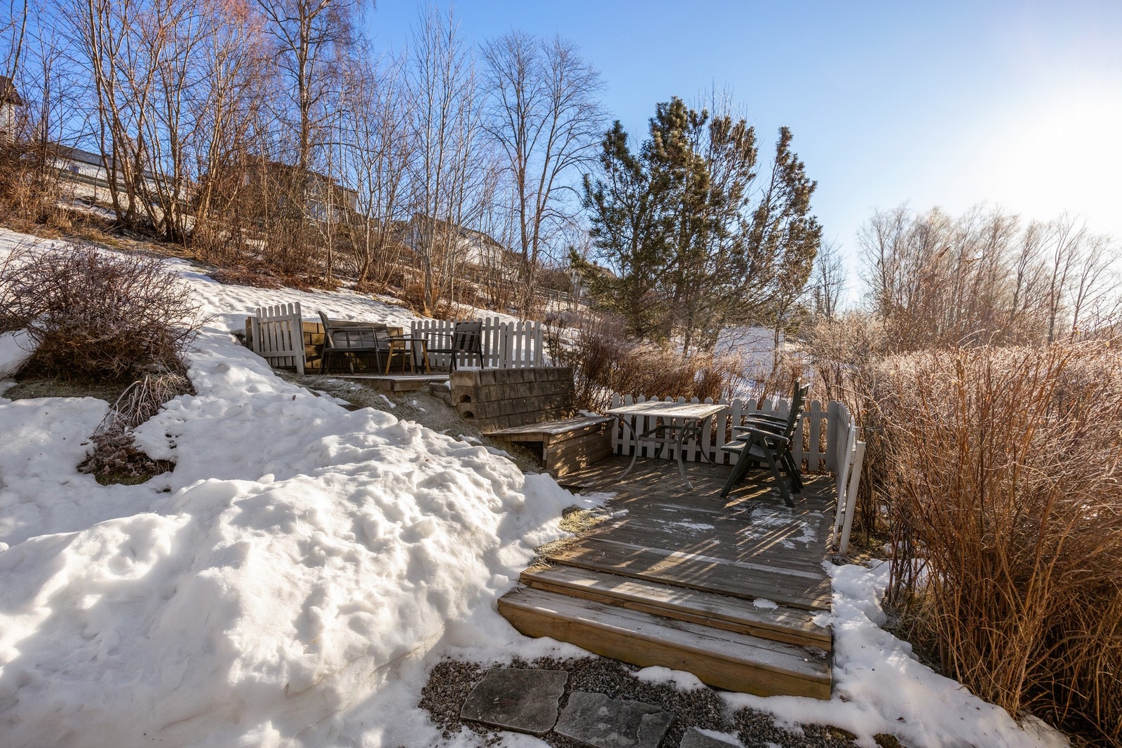 Med endebeliggenhet har man litt større tomt og muligheter Galleribilde