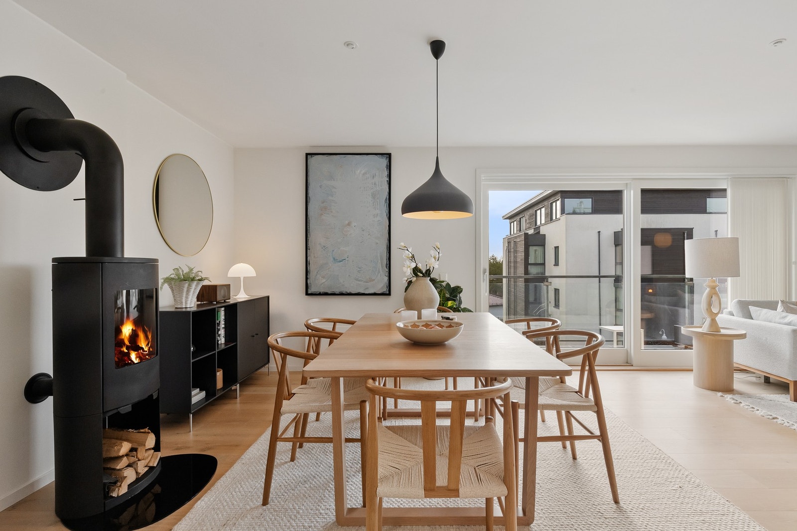 Peisovn gir ekstra varme på kalde dager. Galleribilde