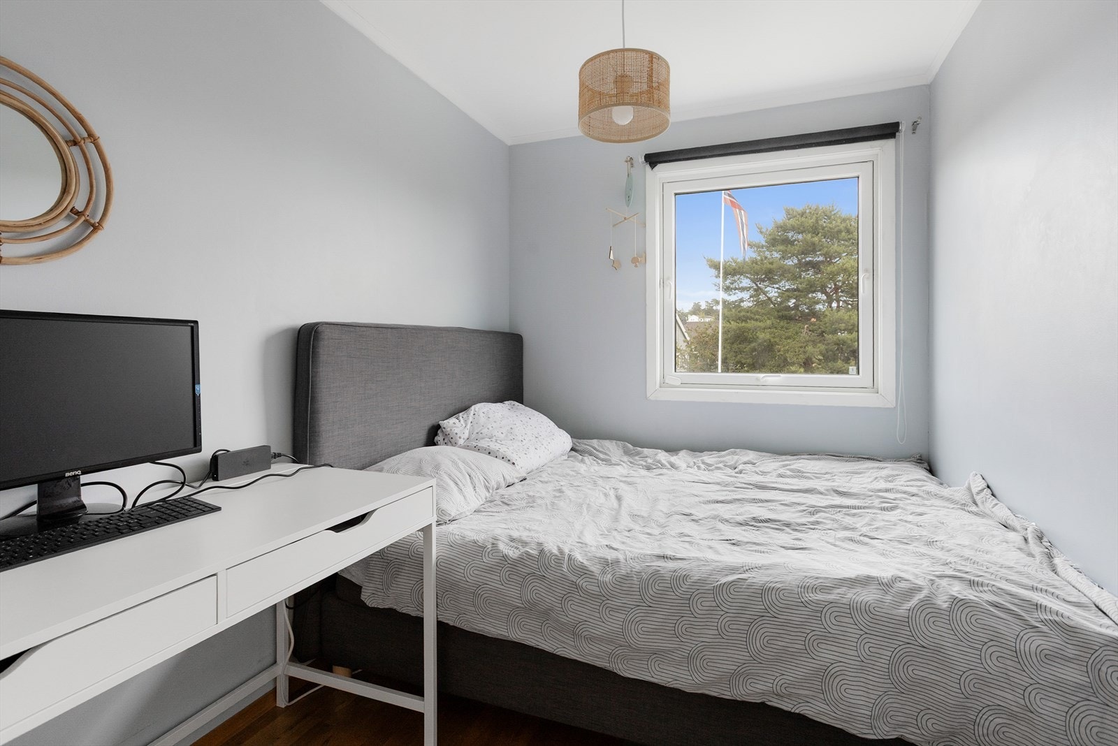 Utleiedelen har to gode soverom. Galleribilde